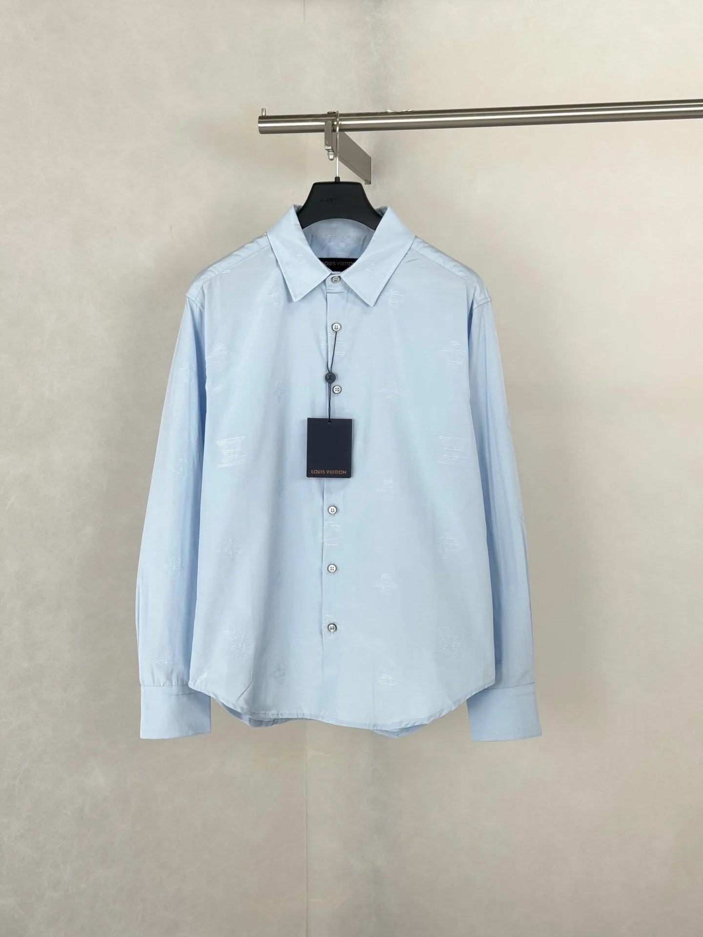 Monogram Sketch Embroidered Long-Sleeve Shirt D27019937