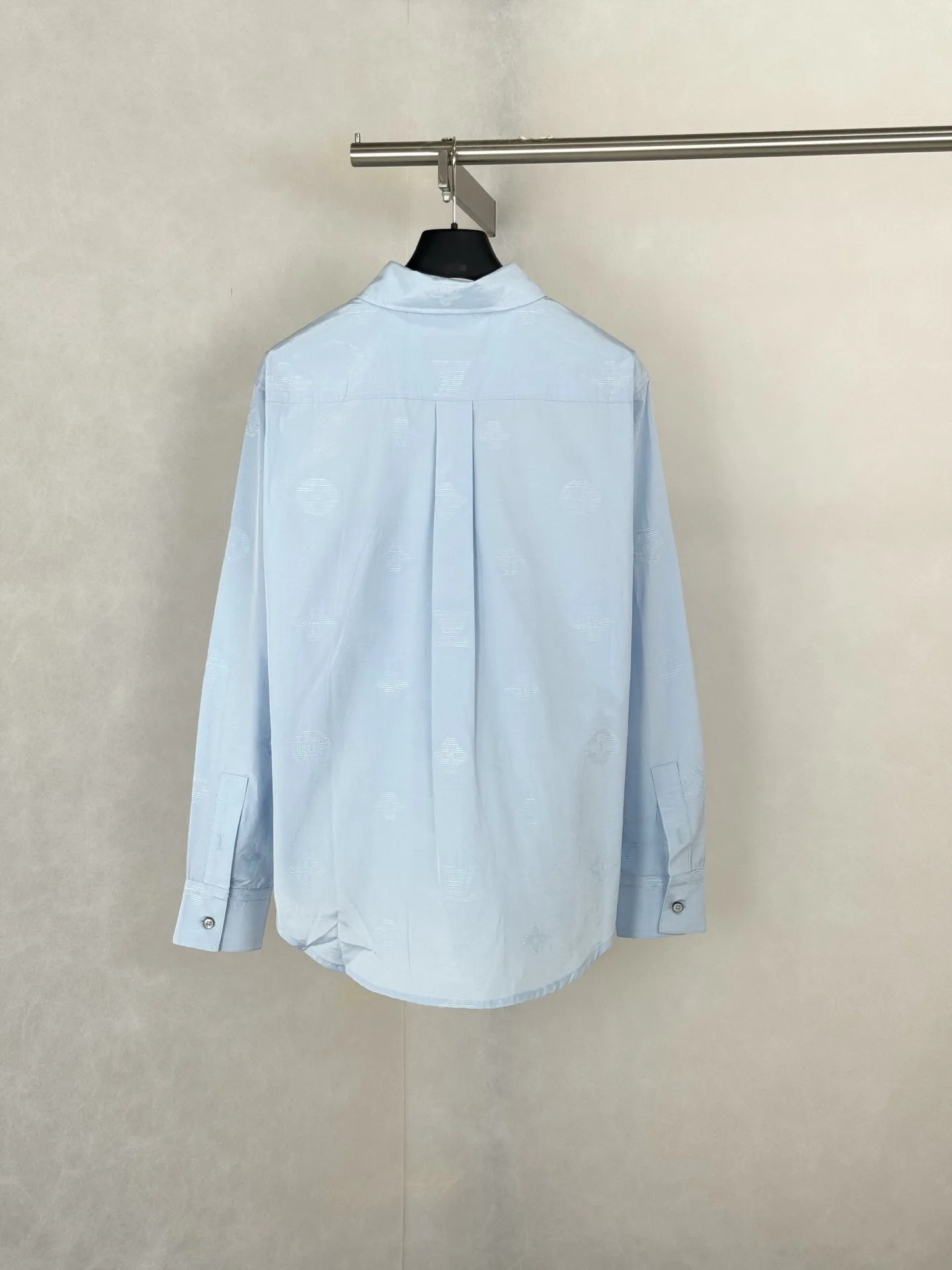 Monogram Sketch Embroidered Long-Sleeve Shirt D27019937 — view 2