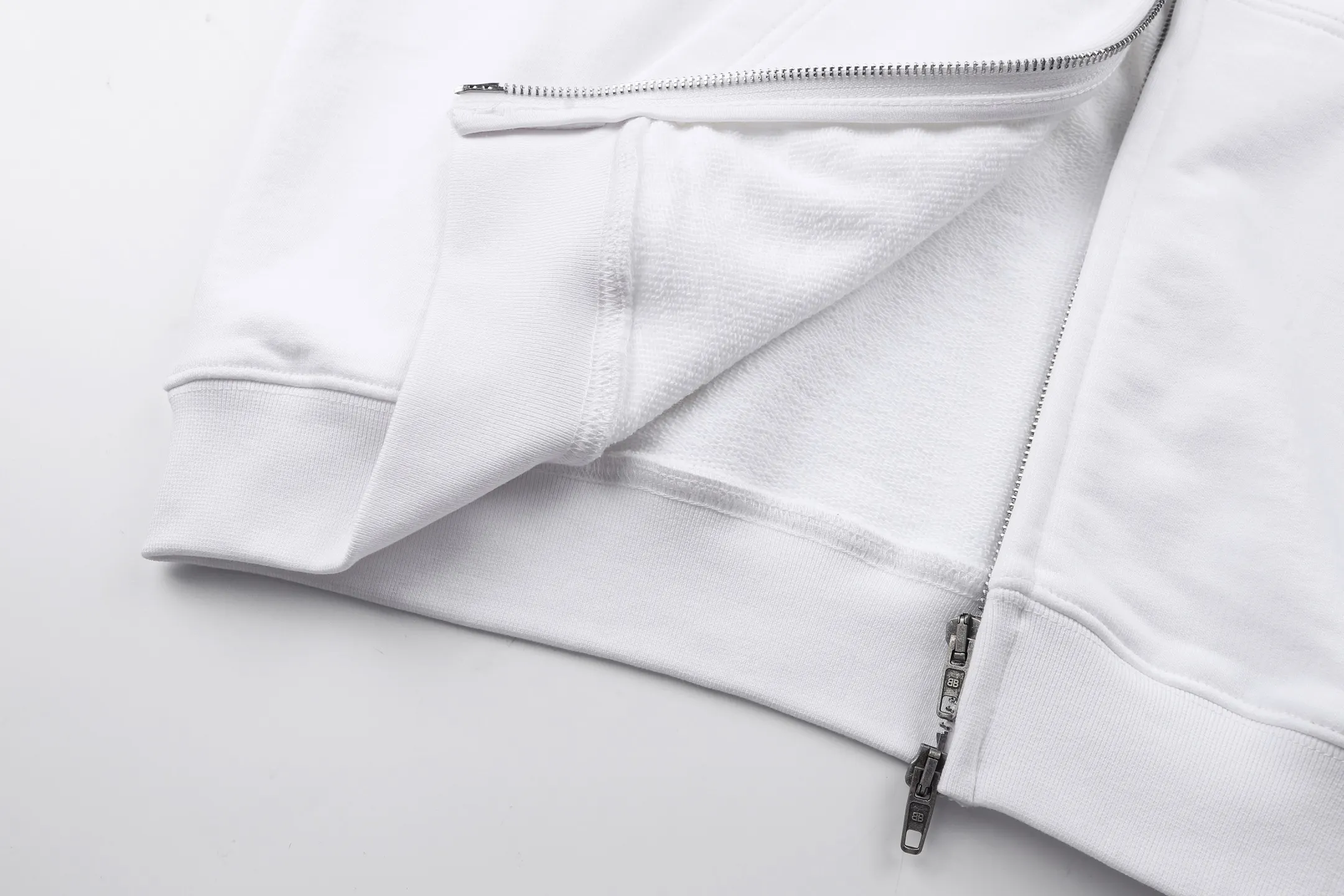 Logo-Print Zip-Up Cotton-Jersey Hoodie D27019924 — view 8