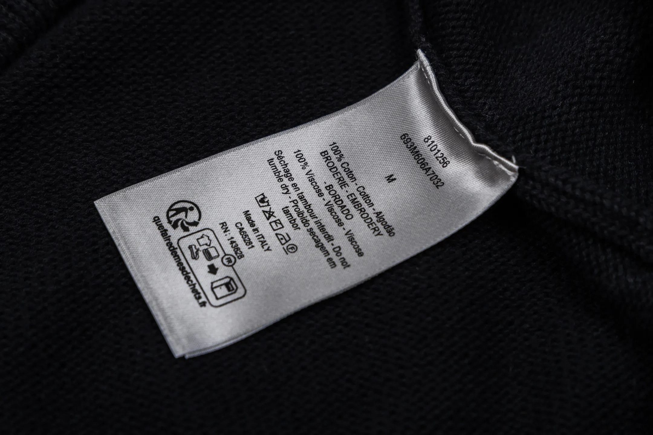 Oblique Jacquard Trim Wool-Blend Sweater D27019820 — view 9