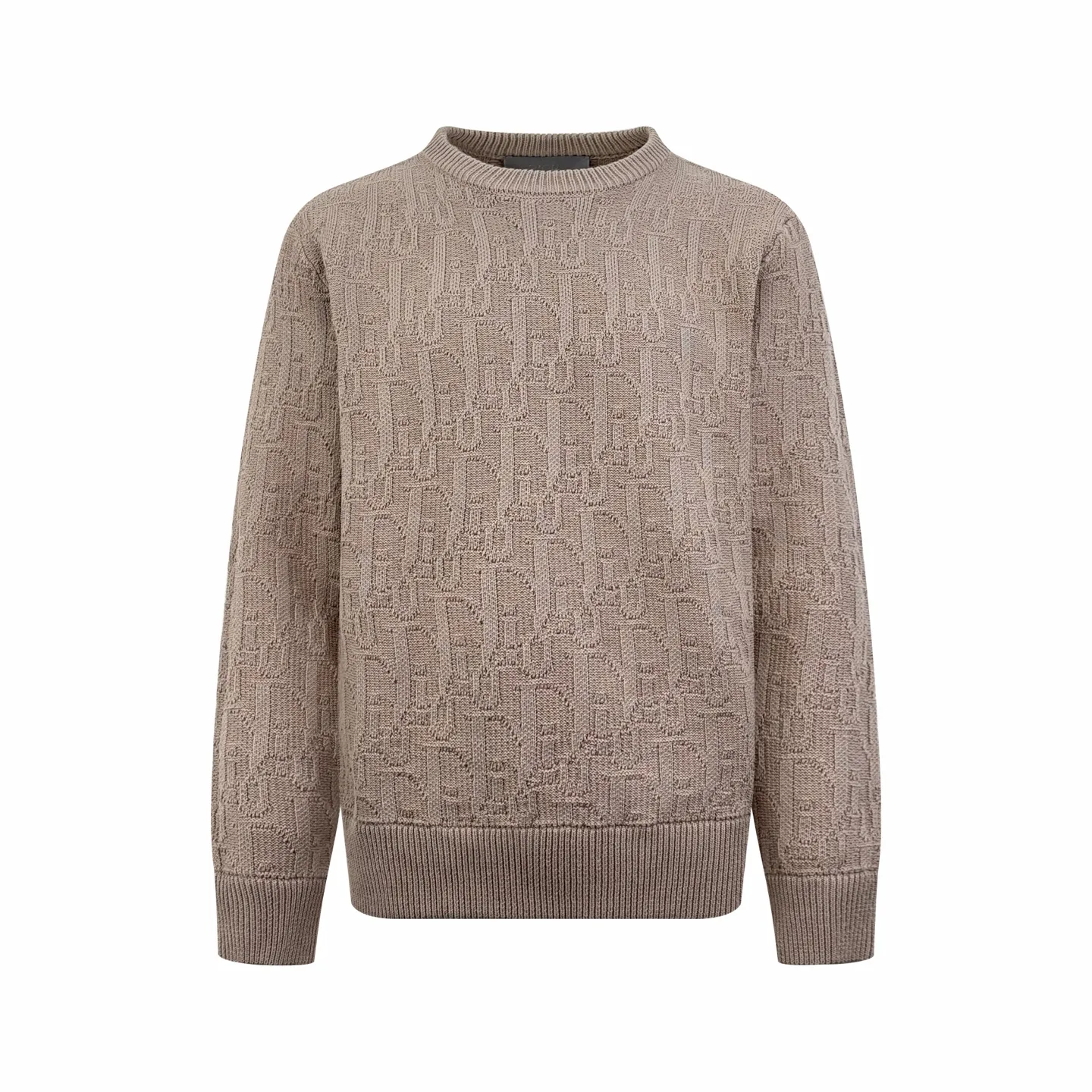 Oblique All-Over Jacquard Cotton-Blend Sweater D27021923