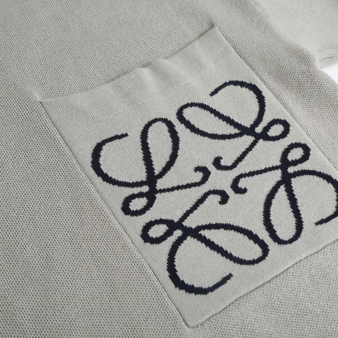 Anagram Jacquard Pocket Oversized Sweater D27020038 — view 5