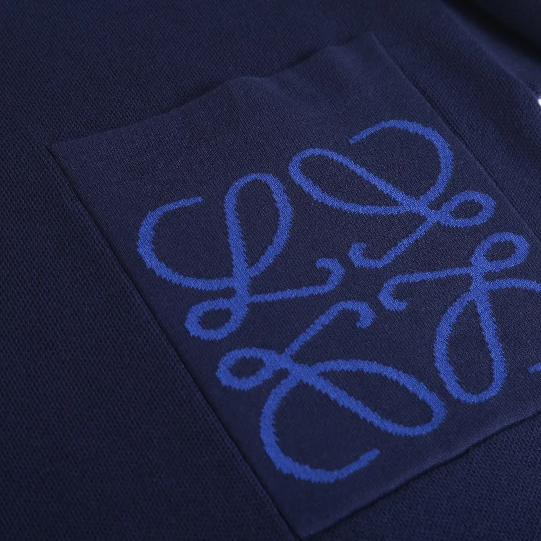 Anagram Jacquard Pocket Oversized Sweater D27020037 — view 6