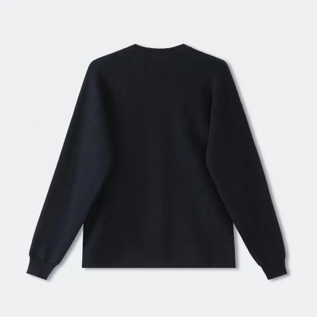 Anagram Jacquard Pocket Oversized Sweater D27020039 — view 2