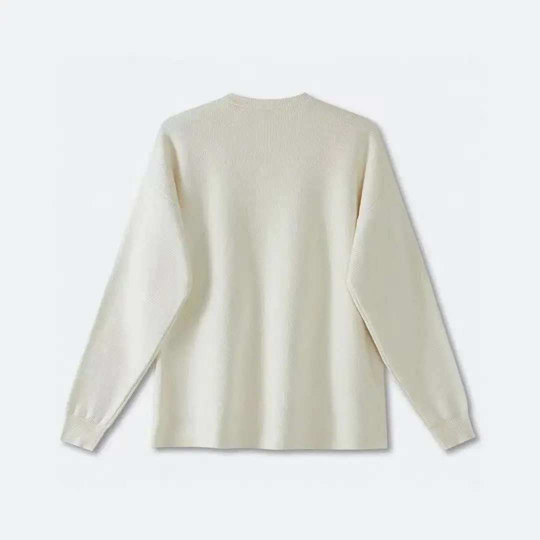 Anagram Jacquard Pocket Oversized Sweater D27020040 — view 2