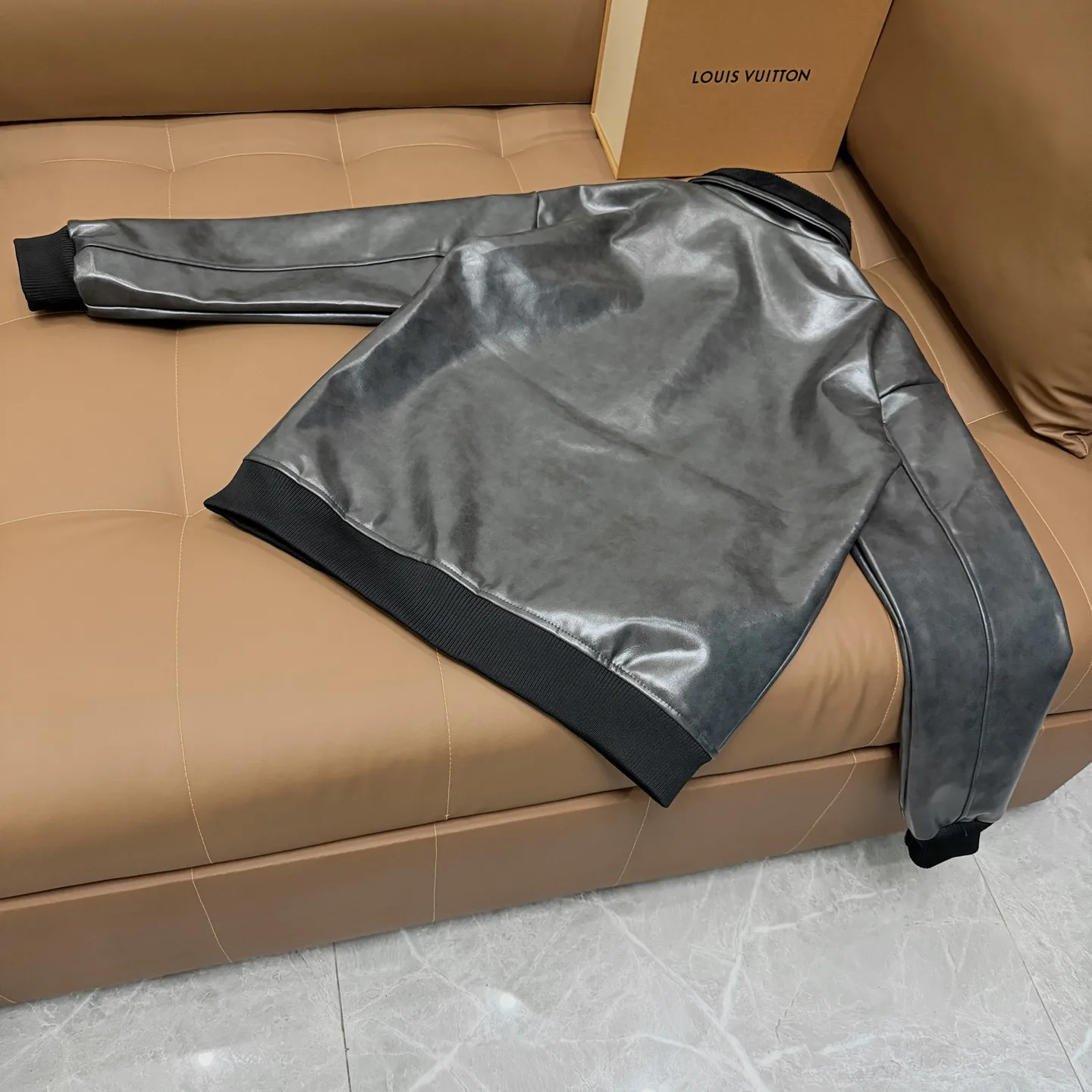 Louis Vuitton Embroidered Lambskin Bomber Jacket D27021359 — view 2
