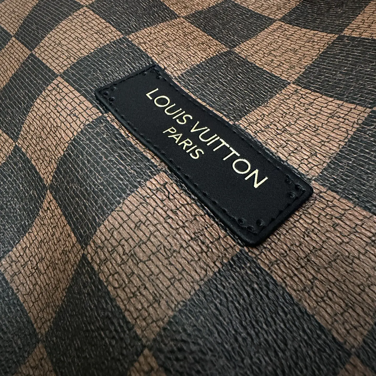 Damier Leather Blouson Bomber Jacket D27021358 — view 3