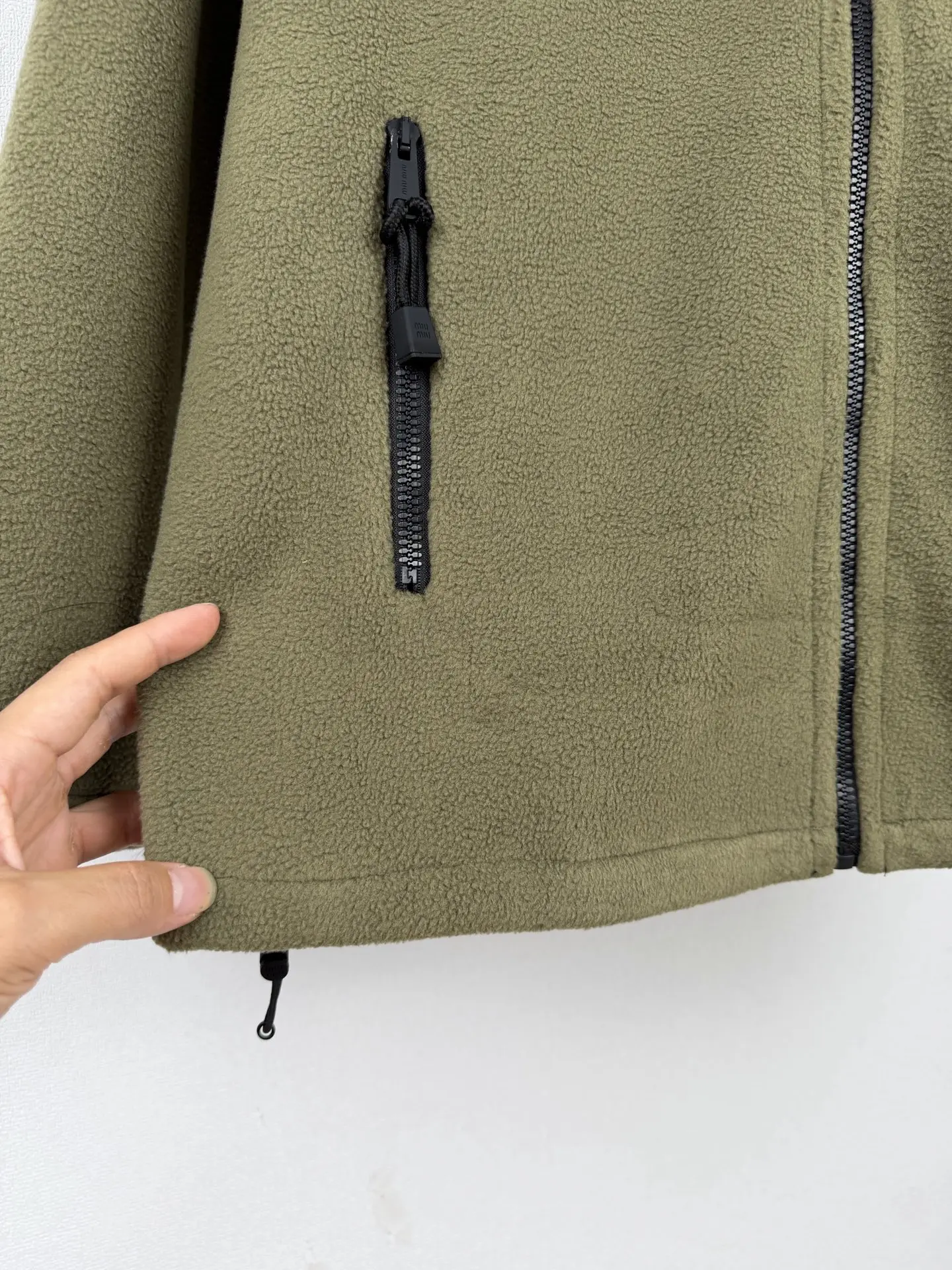 Embroidered Fleece Zip-Up Jacket D27020014 — view 9