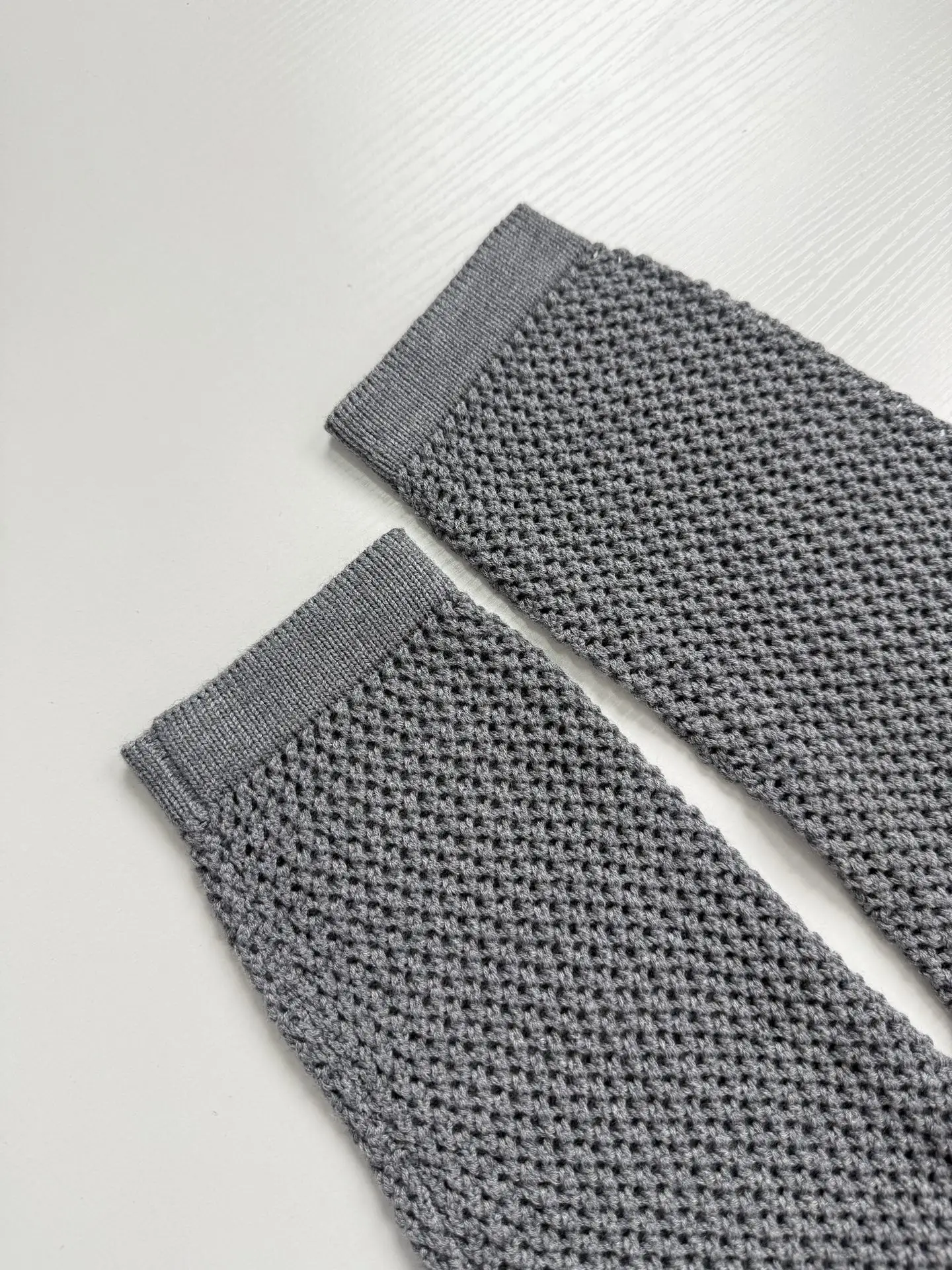 Open-Knit Mesh Polo Cardigan D27023442 — view 11