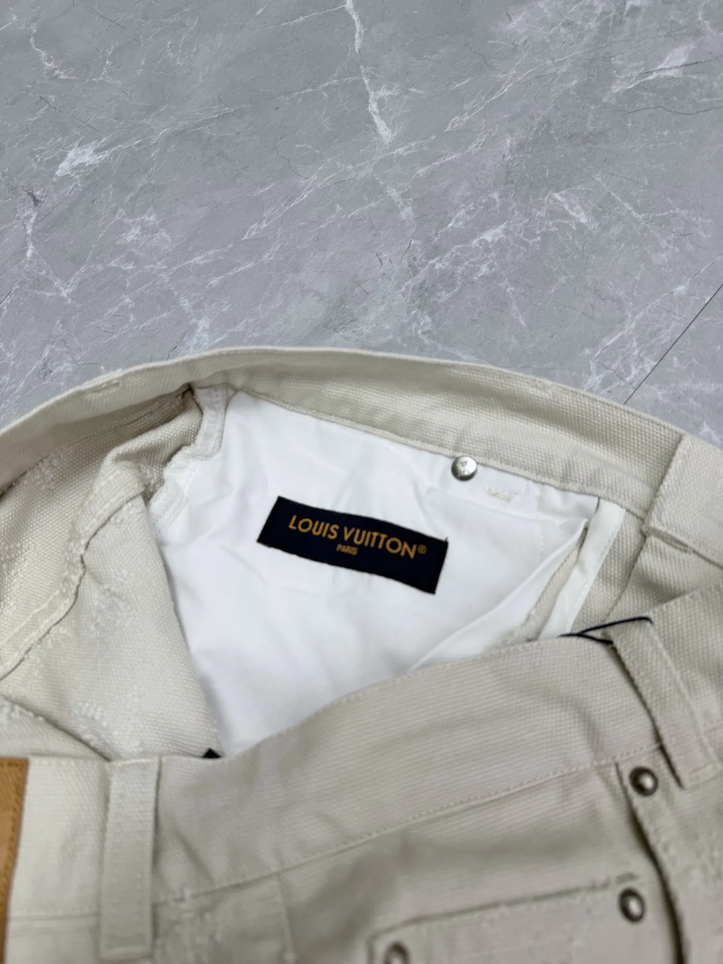 Monogram Needle-Punch Straight-Leg Jeans D27022035 — view 6