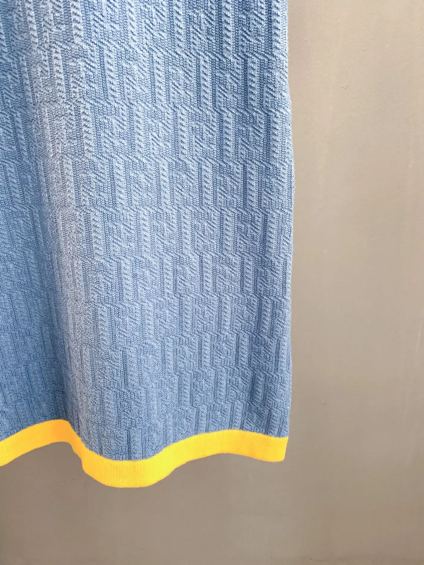 FF Monogram Jacquard Knit Polo Dress D27022764 — view 10