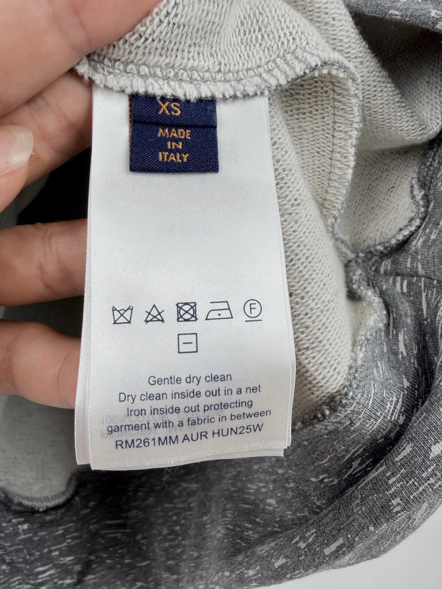 Reflective Logo Print Crew-Neck Sweatshirt D27521562 — view 13