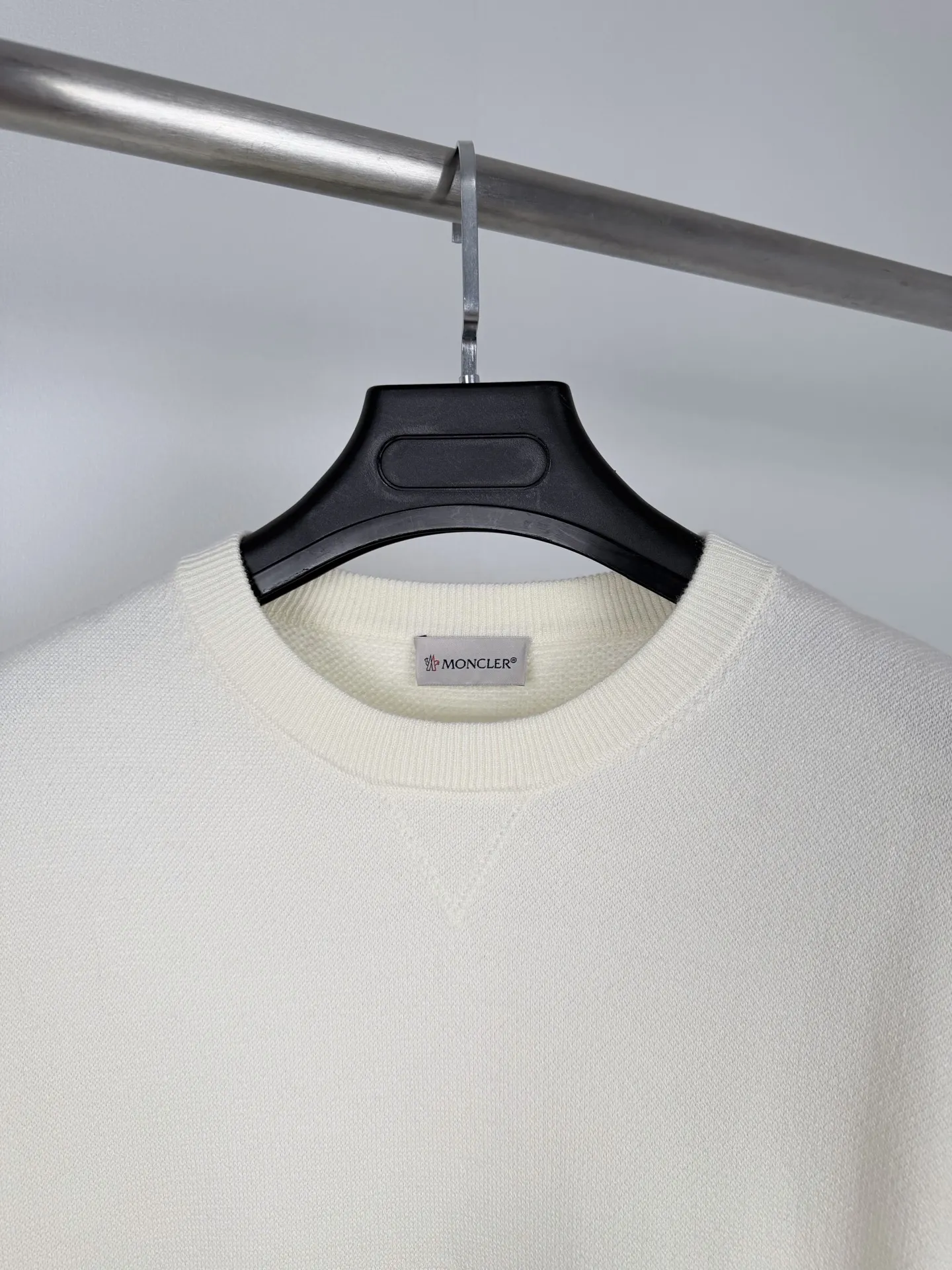 Moncler Pocket-Detail Wool-Blend Sweater D27520024 — view 5