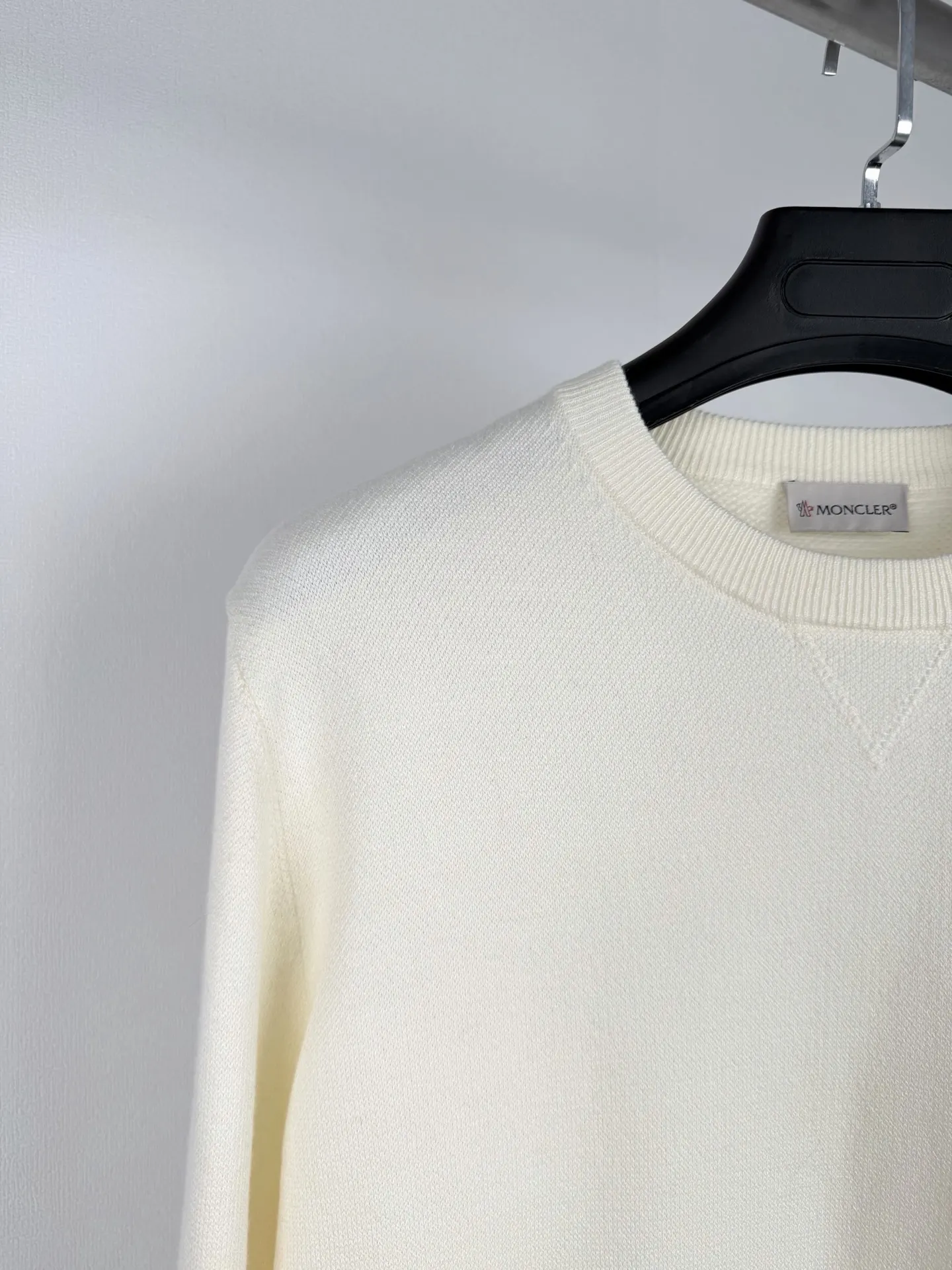 Moncler Pocket-Detail Wool-Blend Sweater D27520024 — view 7