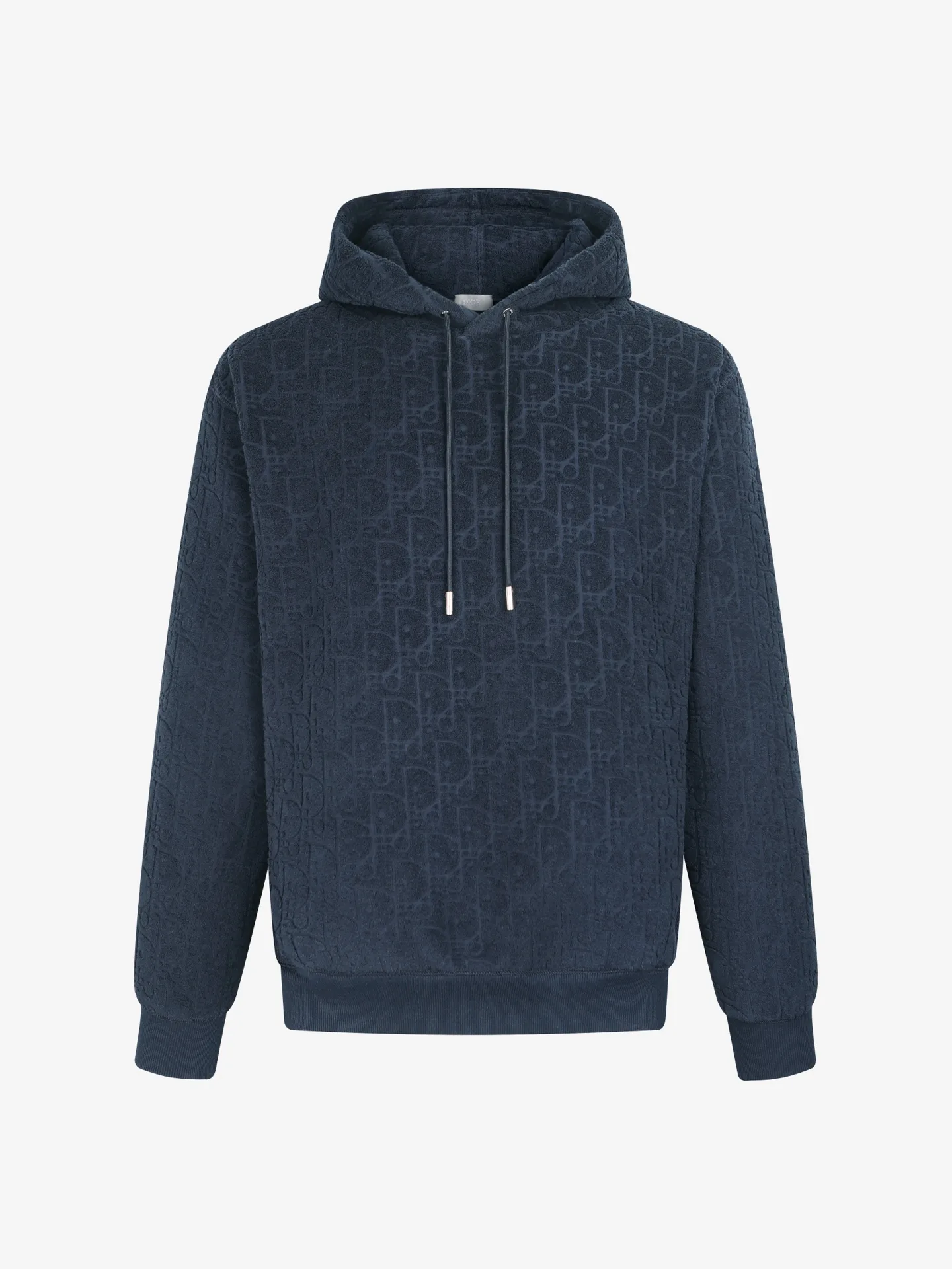 Oblique Jacquard Cotton-Terry Hoodie D28021926