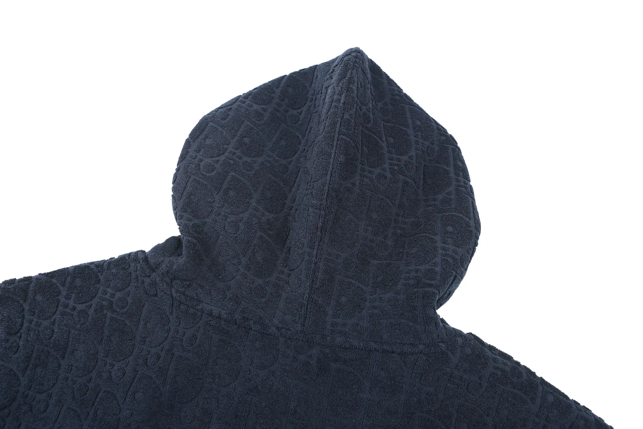 Oblique Jacquard Cotton-Terry Hoodie D28021926 — view 4