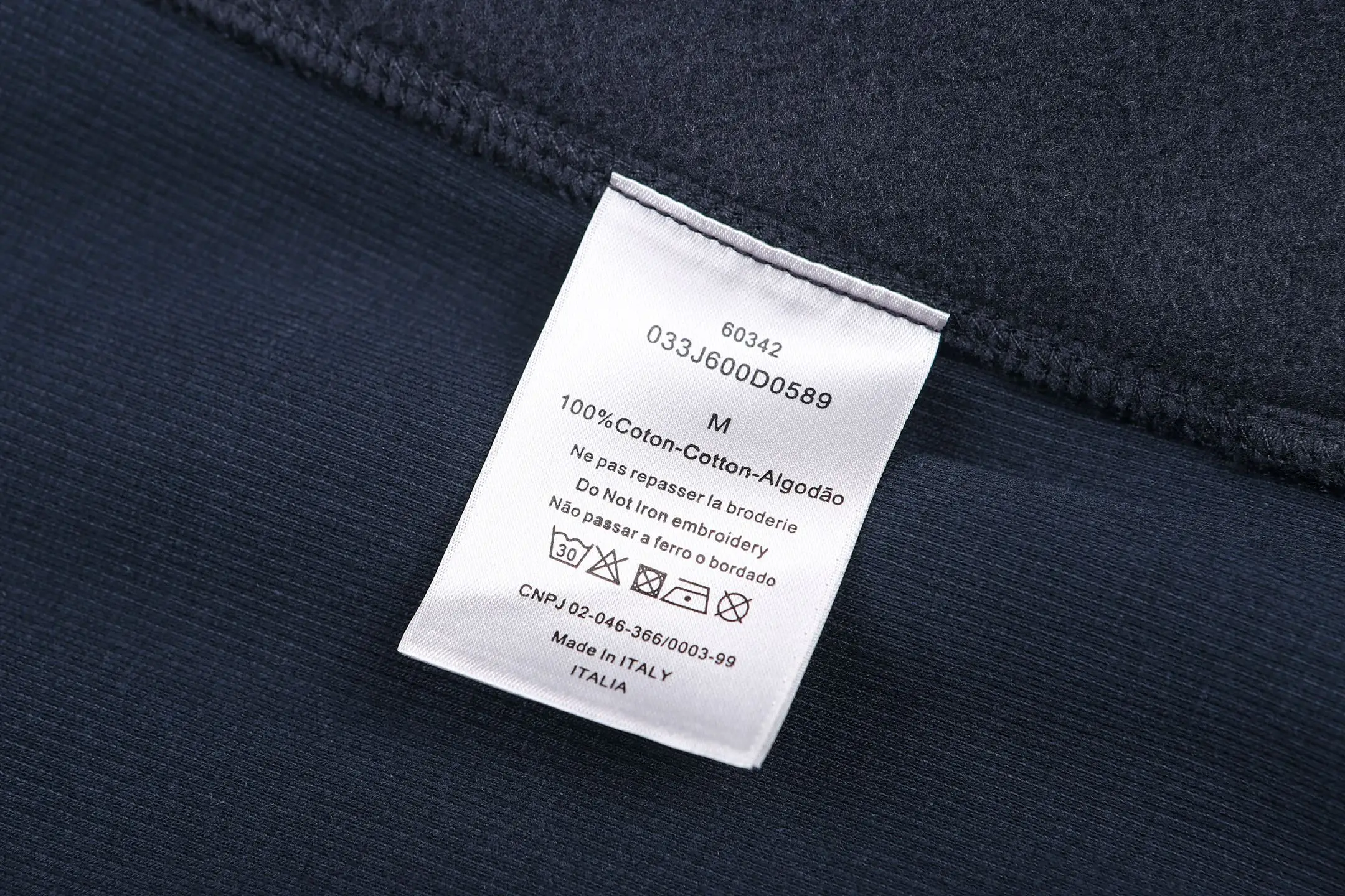 Oblique Jacquard Cotton-Terry Hoodie D28021926 — view 12