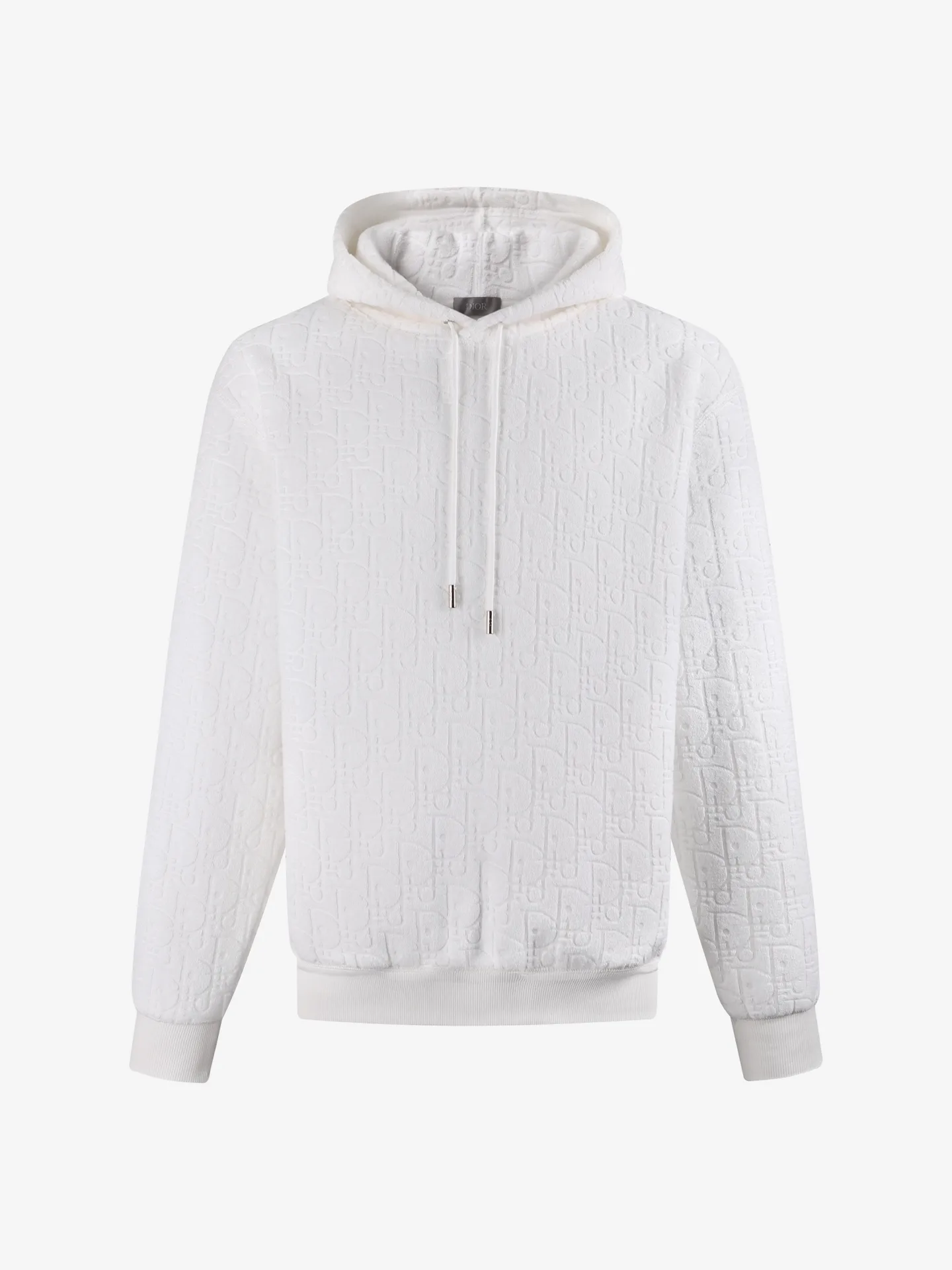Oblique Jacquard Cotton-Terry Hoodie D28021927