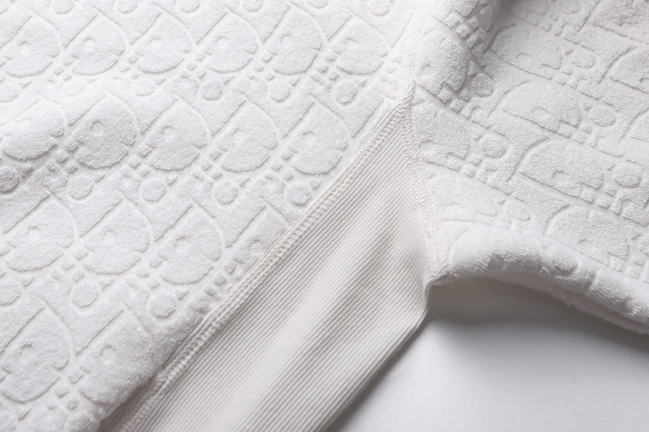 Oblique Jacquard Cotton-Terry Hoodie D28021927 — view 8