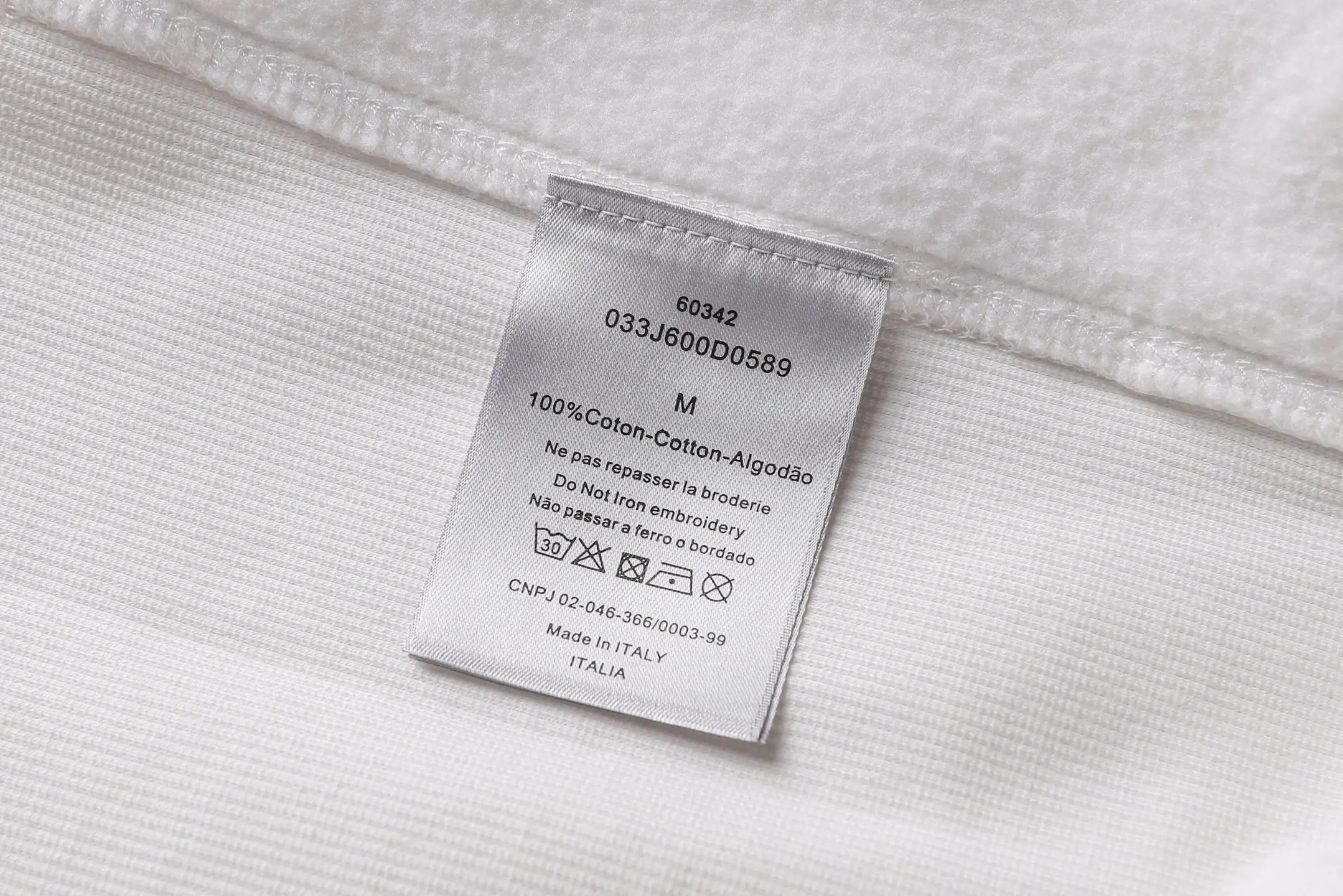 Oblique Jacquard Cotton-Terry Hoodie D28021927 — view 12
