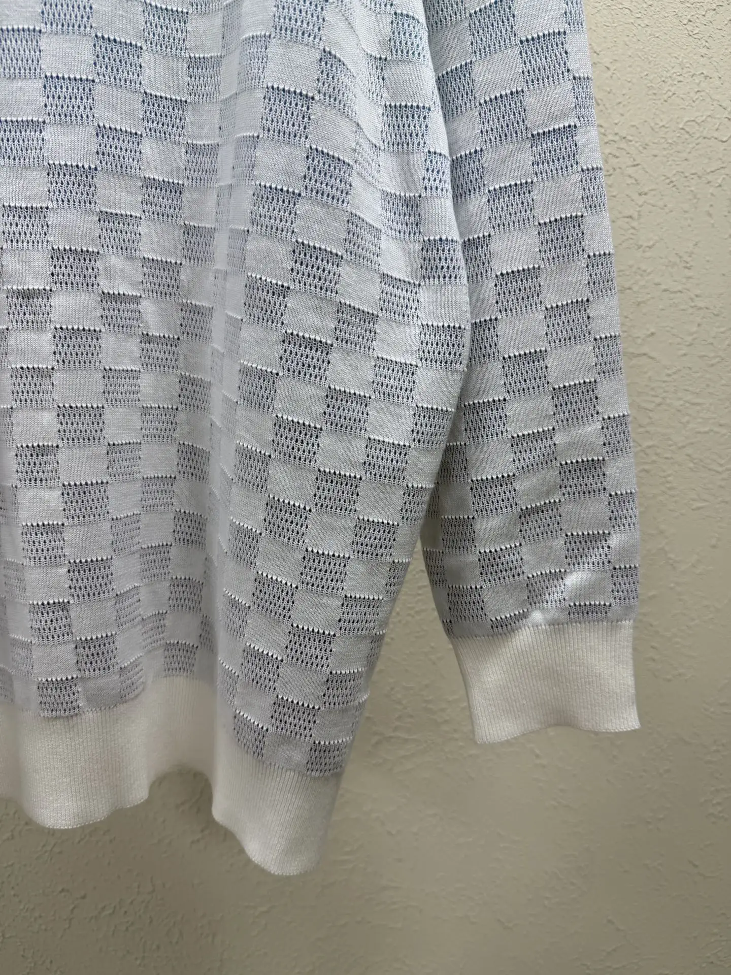 Damier Gradient Crew-Neck Knit Sweater D28021885 — view 4