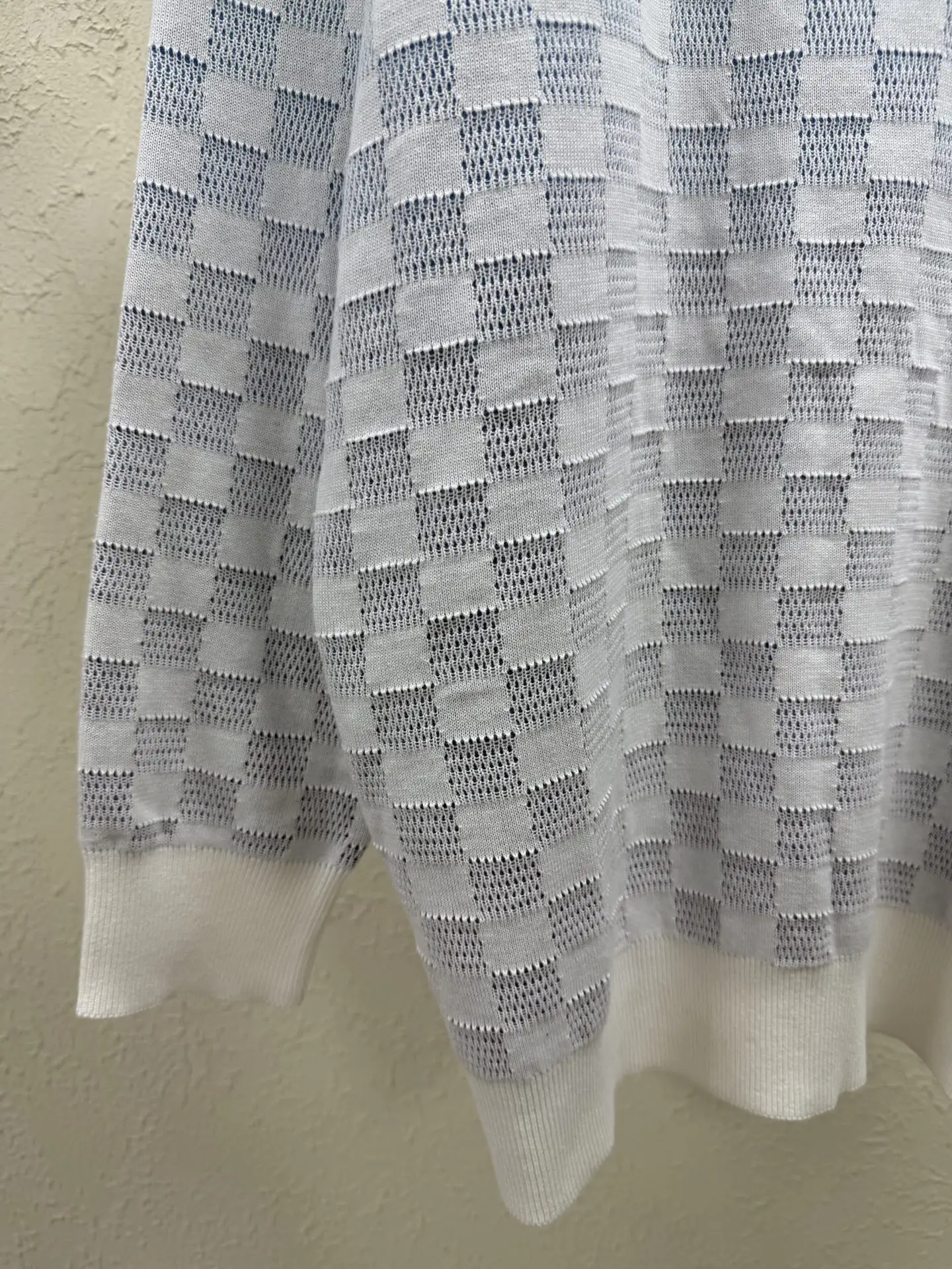 Damier Gradient Crew-Neck Knit Sweater D28021885 — view 5