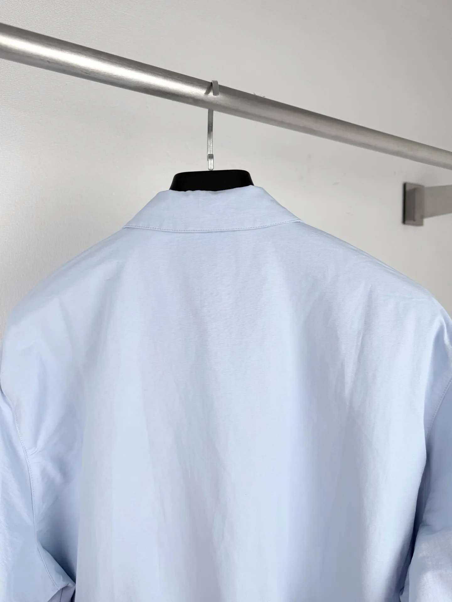 Embroidered Logo Oversized Poplin Blouson Jacket D28020016 — view 4