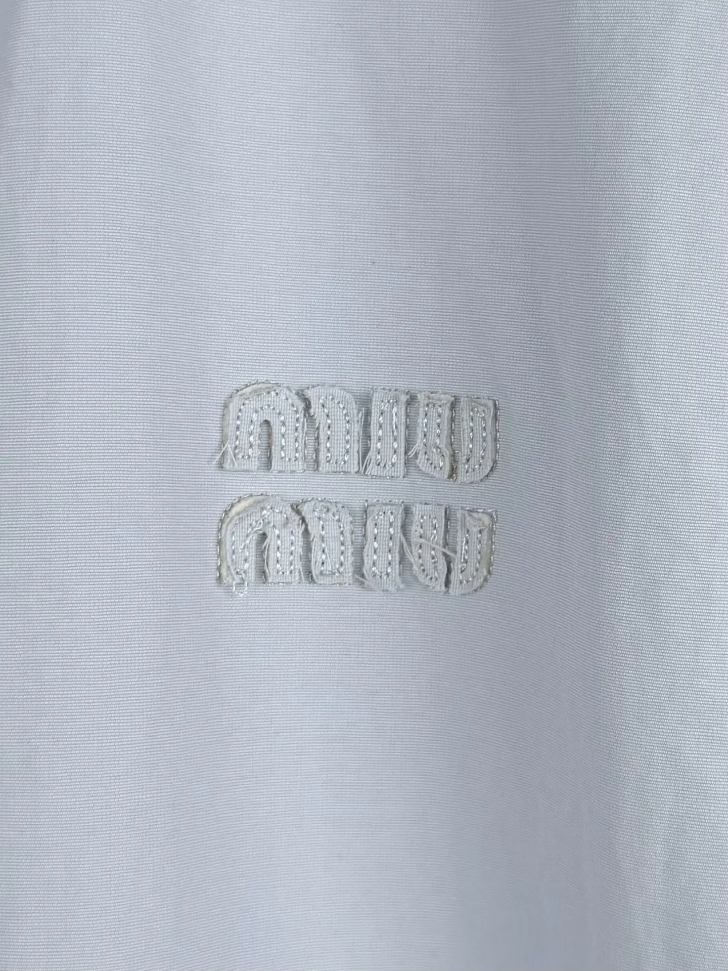 Embroidered Logo Oversized Poplin Blouson Jacket D28020016 — view 6