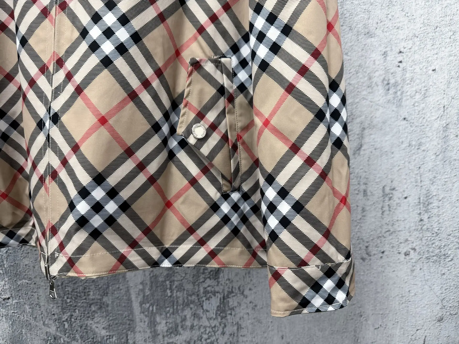 Reversible Vintage Check Hooded Jacket D28523557 — view 7