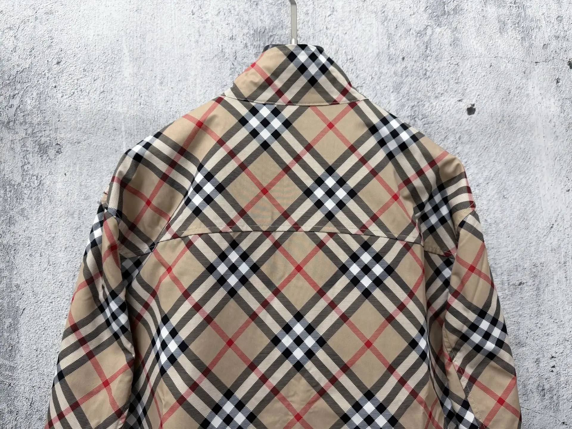 Reversible Vintage Check Hooded Jacket D28523557 — view 8