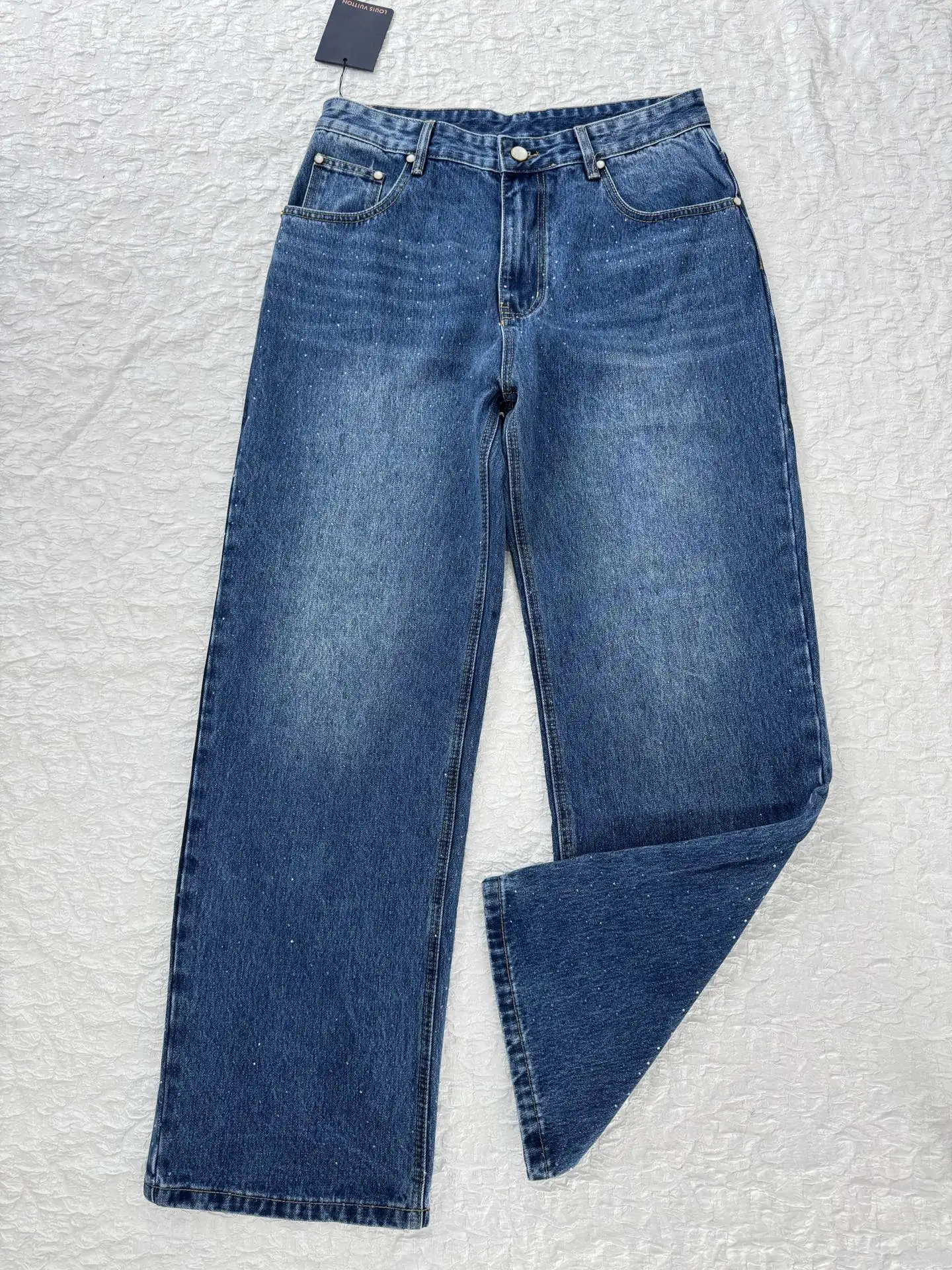 Crystal-Embellished Straight-Leg Jeans D28519930 — view 3