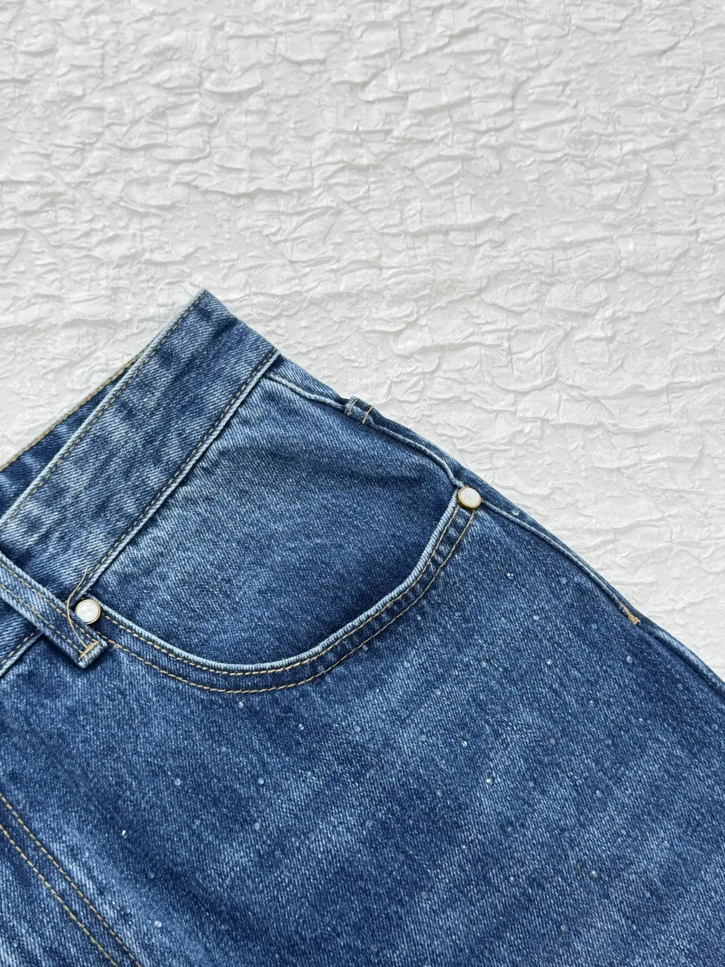 Crystal-Embellished Straight-Leg Jeans D28519930 — view 7
