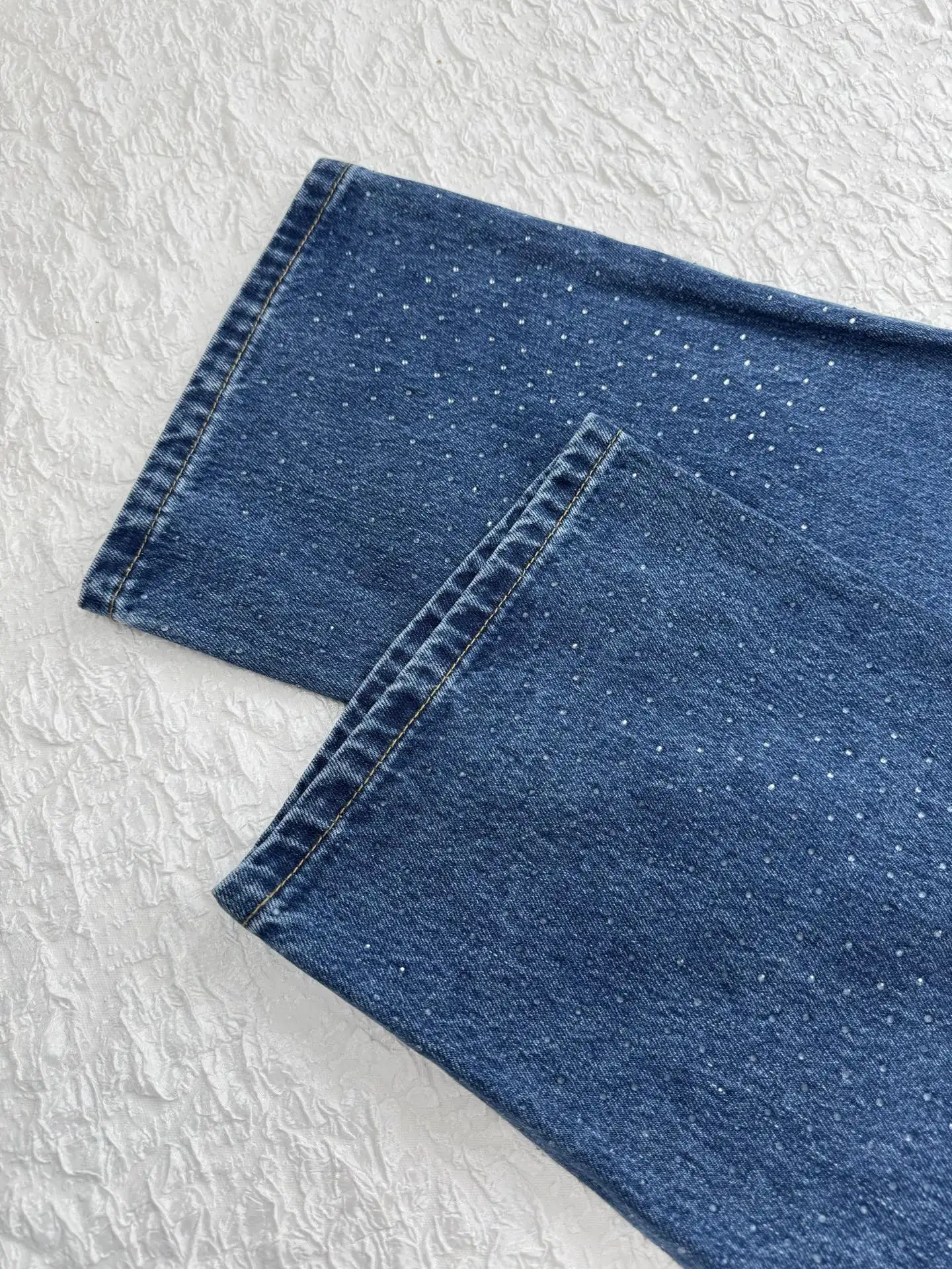 Crystal-Embellished Straight-Leg Jeans D28519930 — view 10