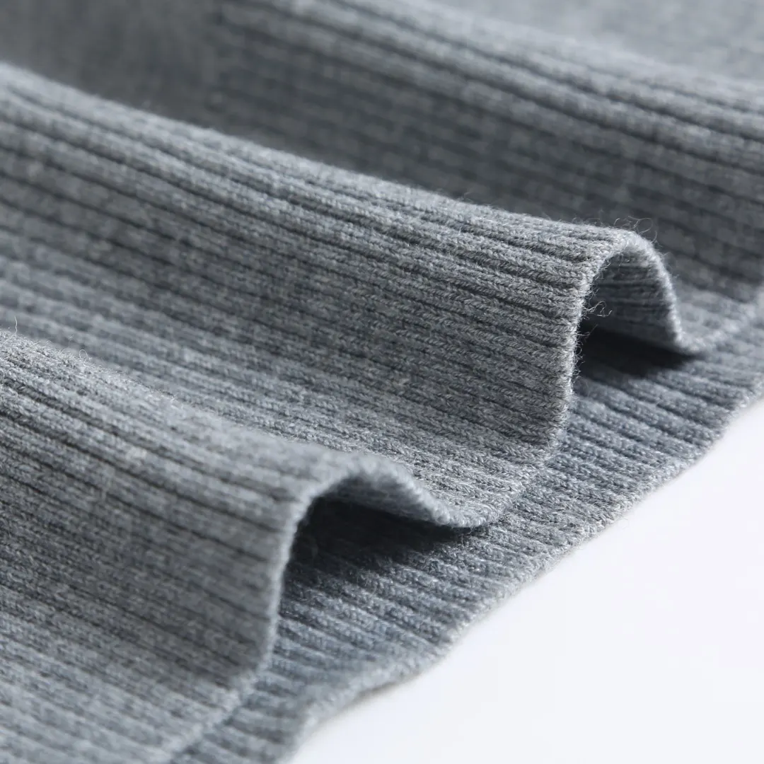 Check-Trim Wool-Blend Knit Cardigan D28523584 — view 12