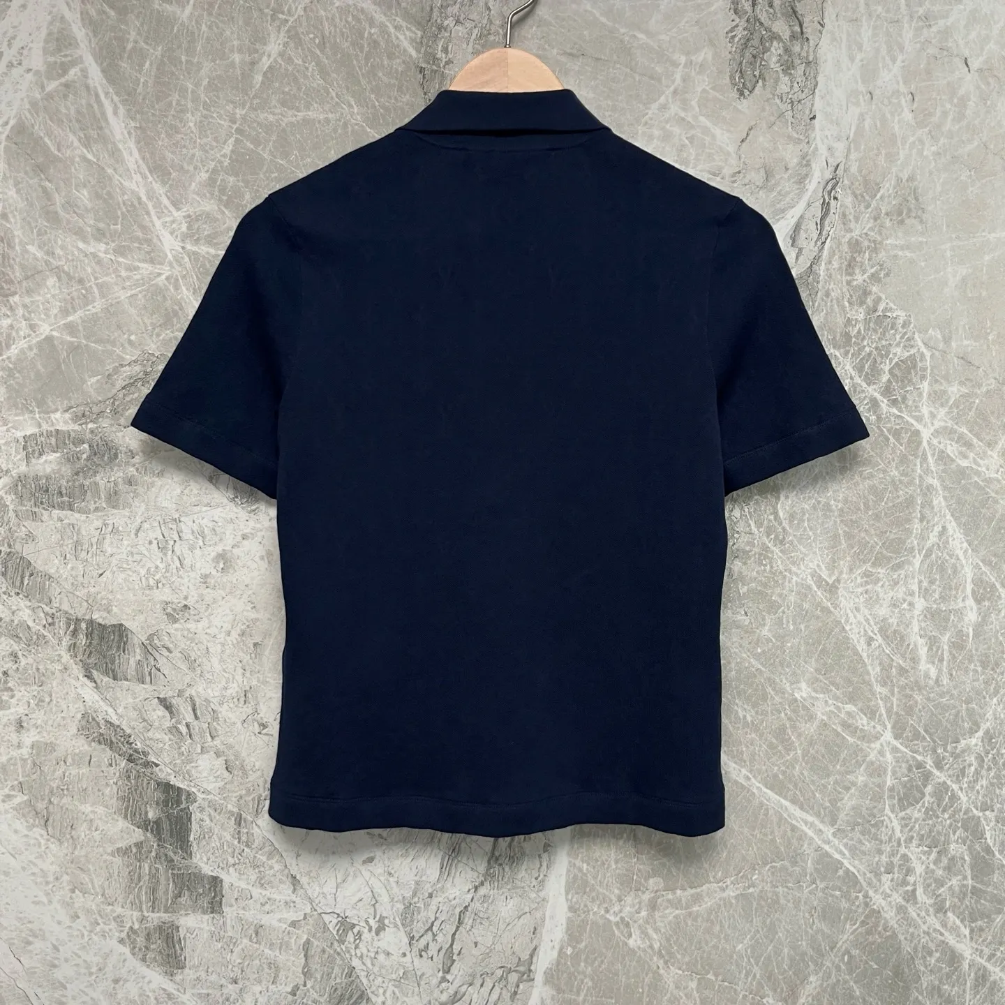 Monogram Piqué Cotton Polo Shirt D28522743 — view 2