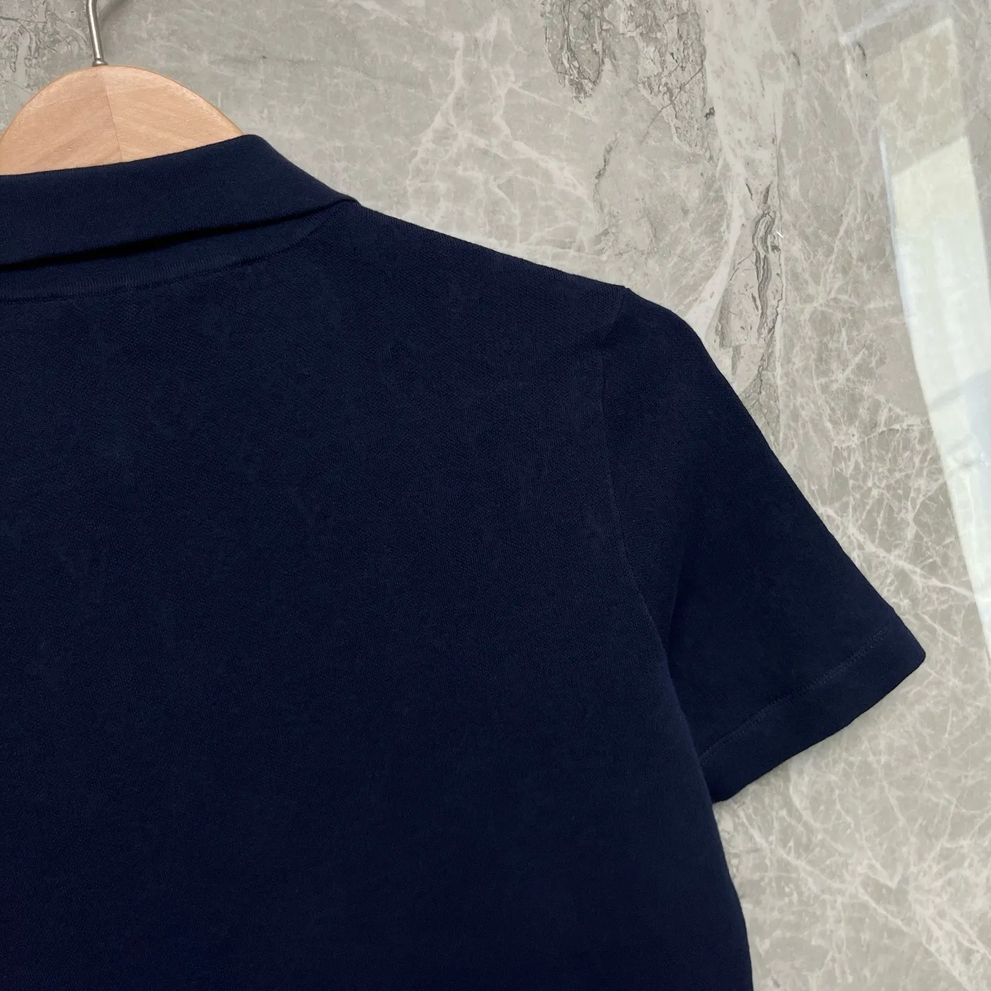 Monogram Piqué Cotton Polo Shirt D28522743 — view 6