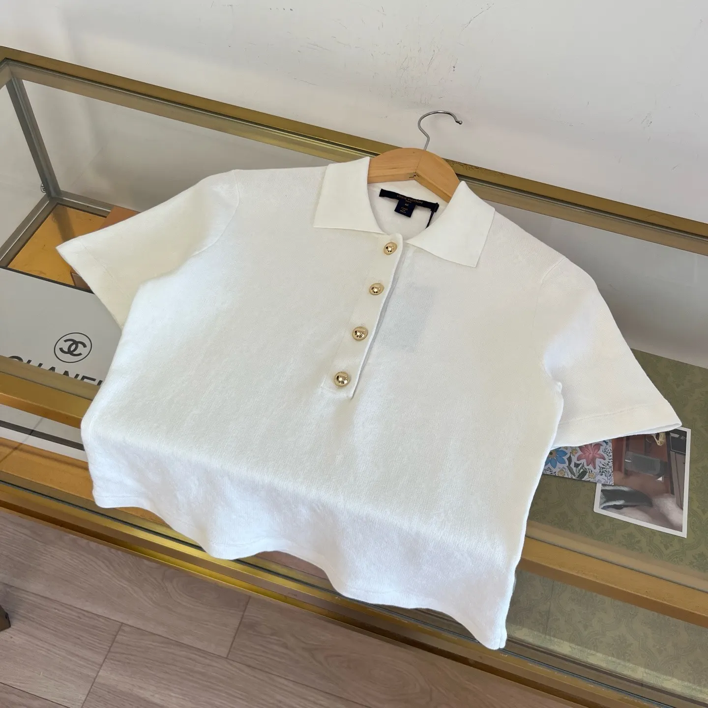Monogram Piqué Cotton Polo Shirt D28522745