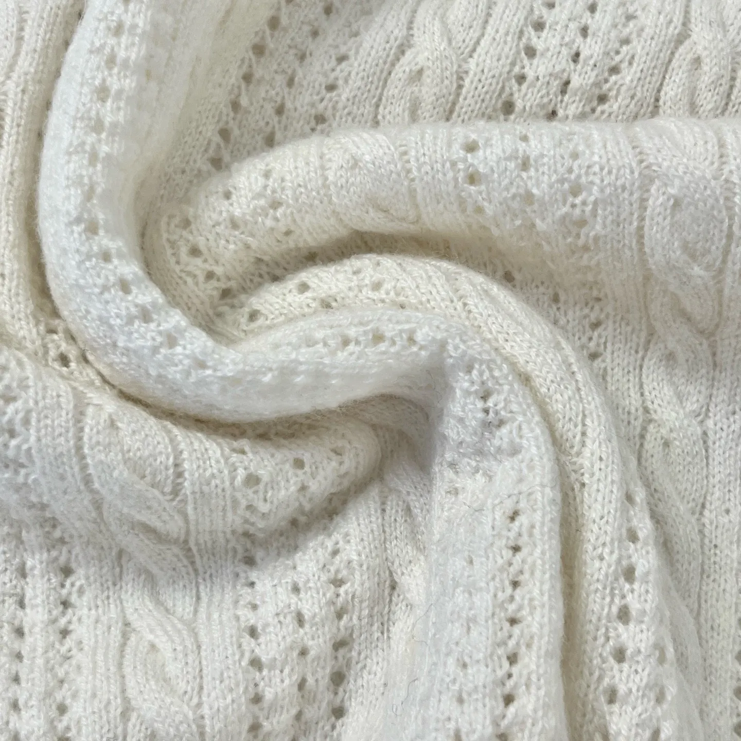 Logo-Patch Cable-Knit Cashmere Polo Shirt D28522751 — view 8