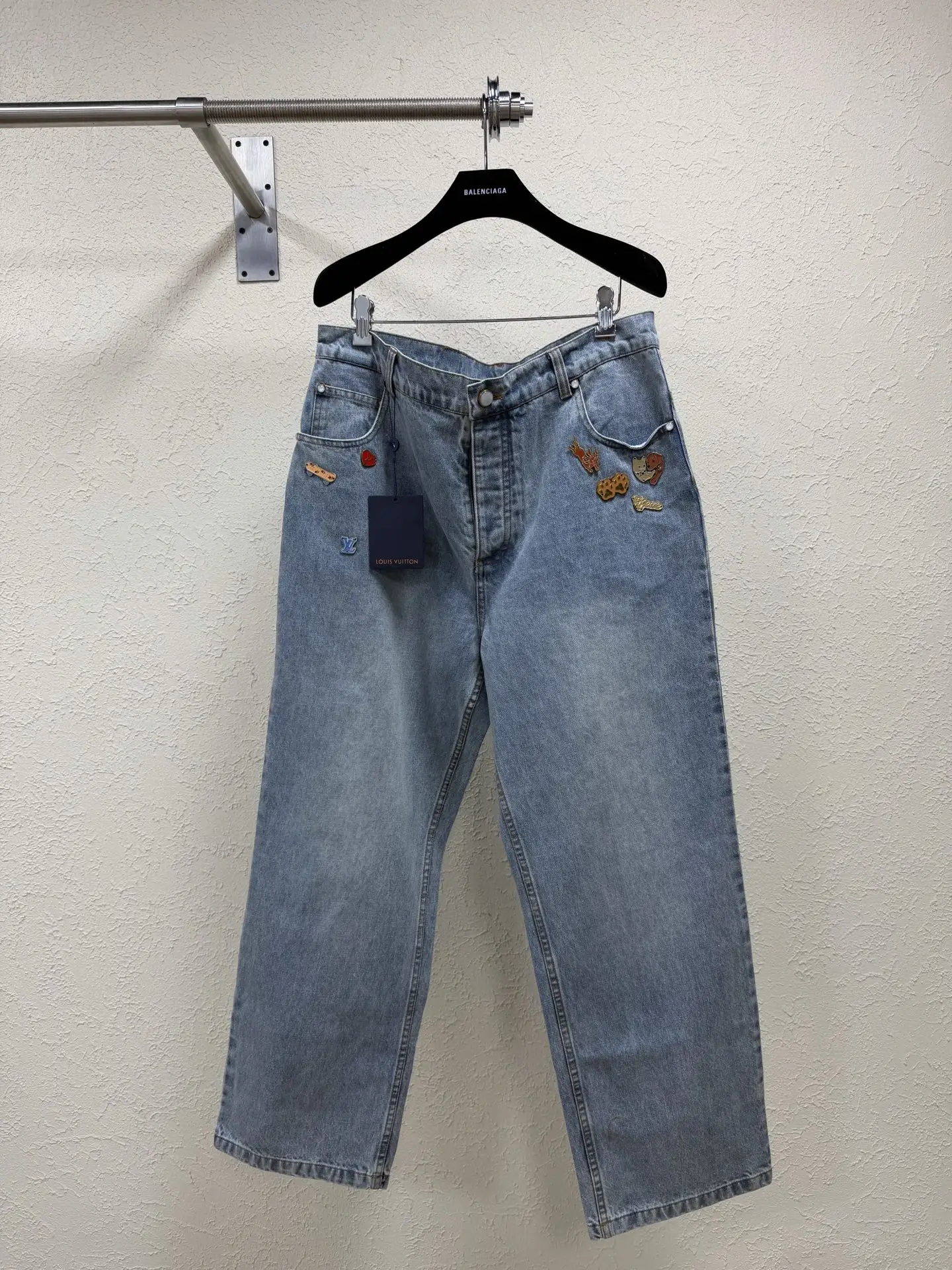 Embellished Straight-Leg Denim Jeans D29021882