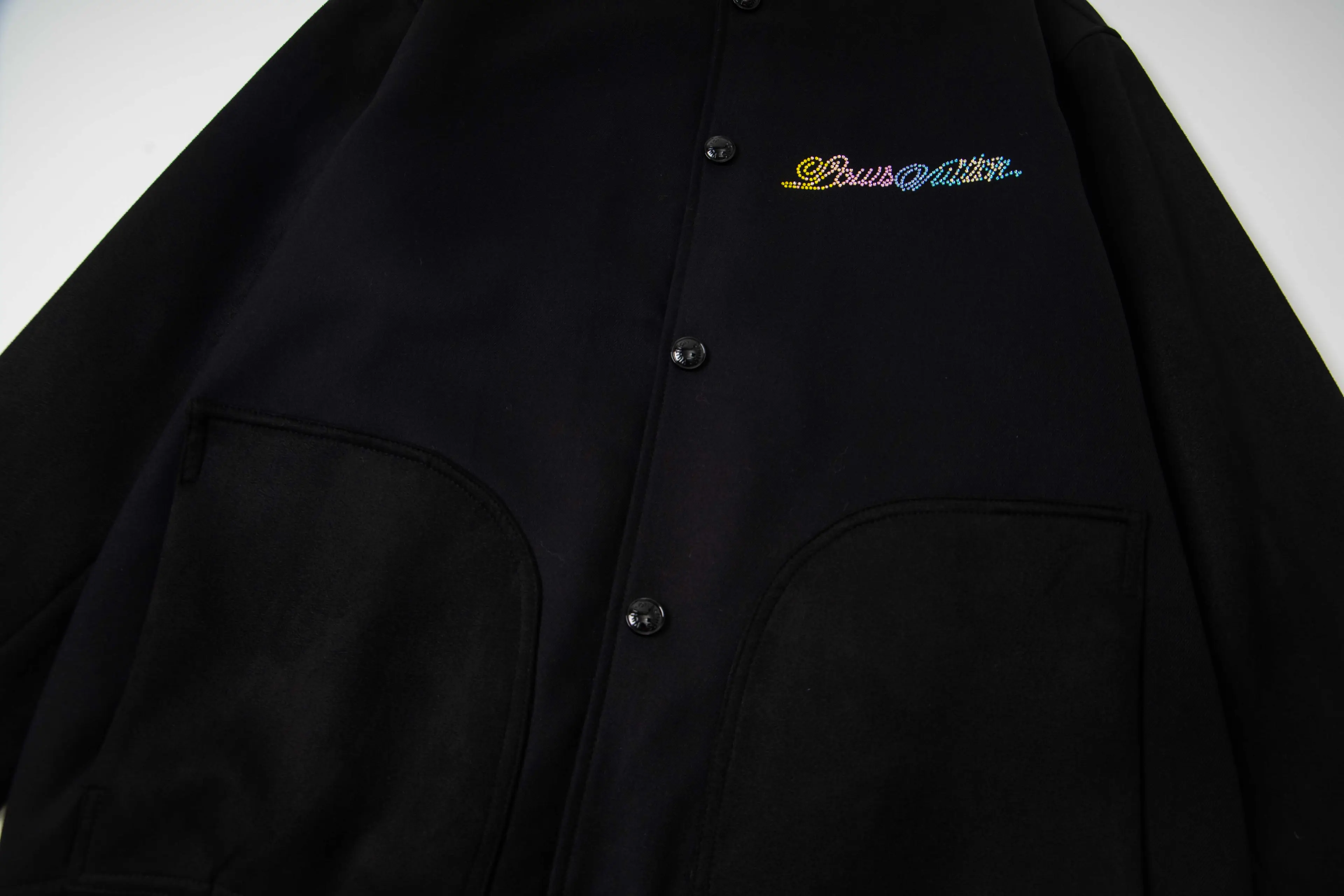 Embellished Wool-Blend Bomber Jacket D29522190 — view 4