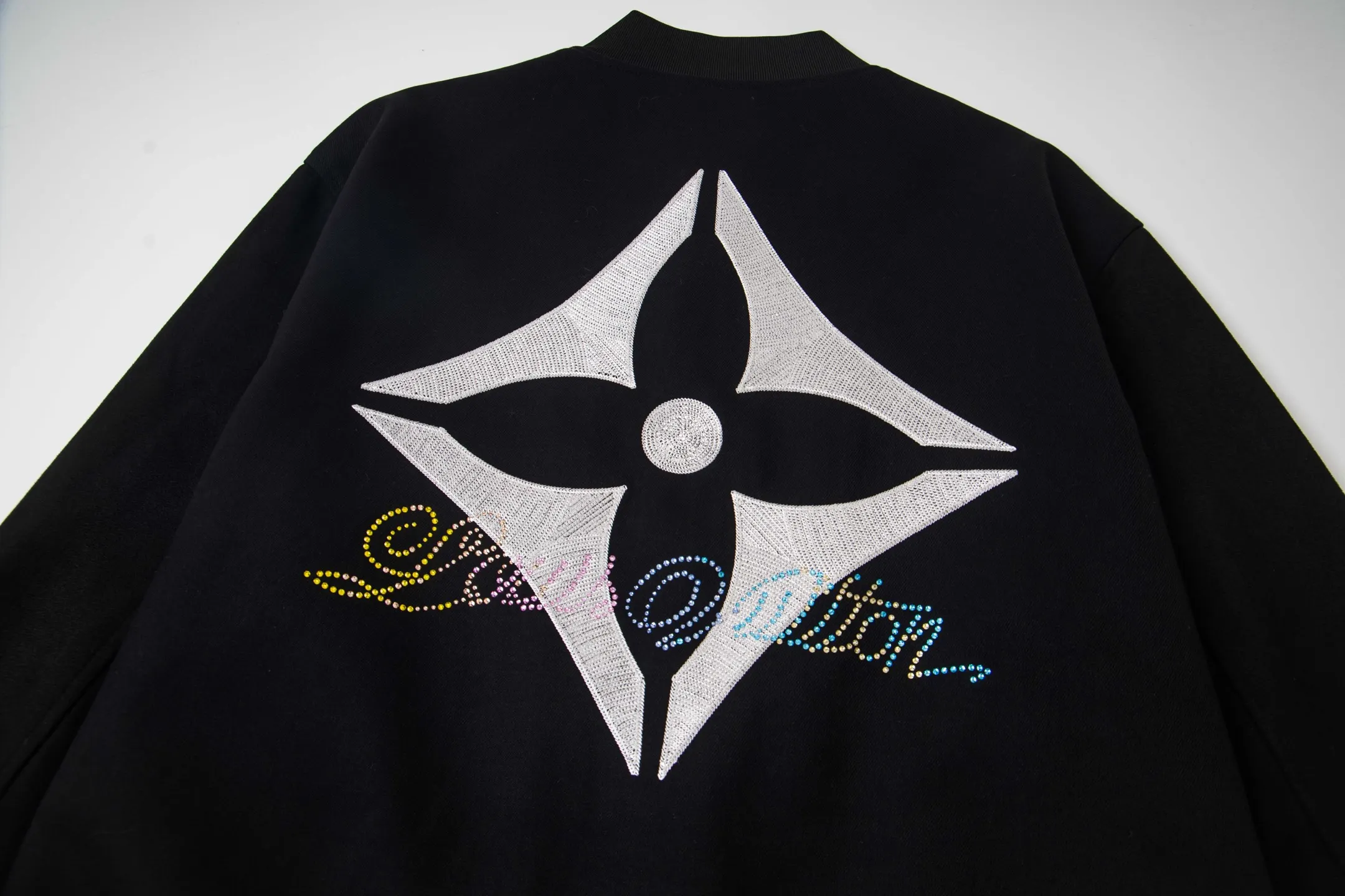Embellished Wool-Blend Bomber Jacket D29522190 — view 6