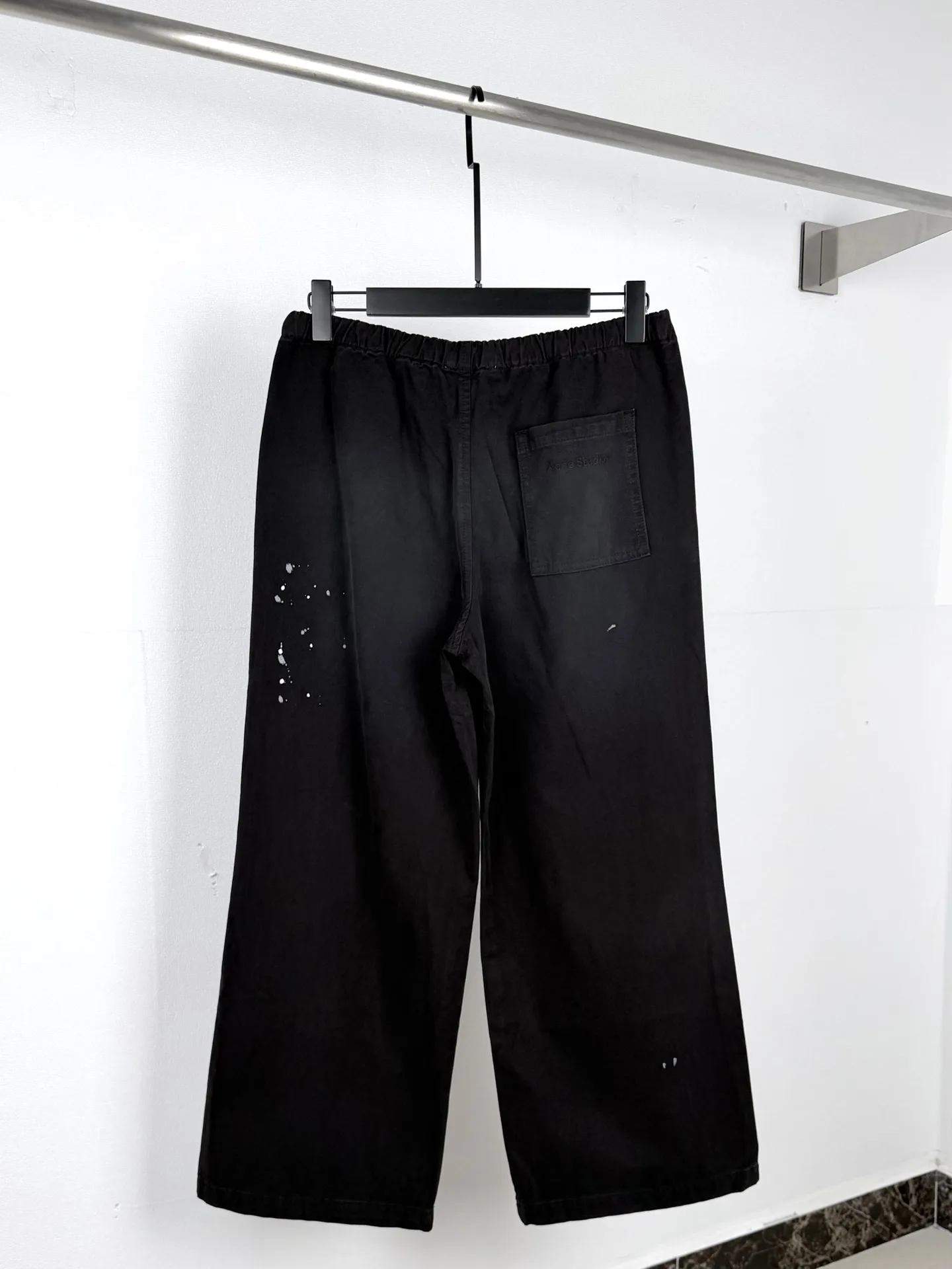 Paint-Splatter Relaxed Cotton Trousers D29519991 — view 3