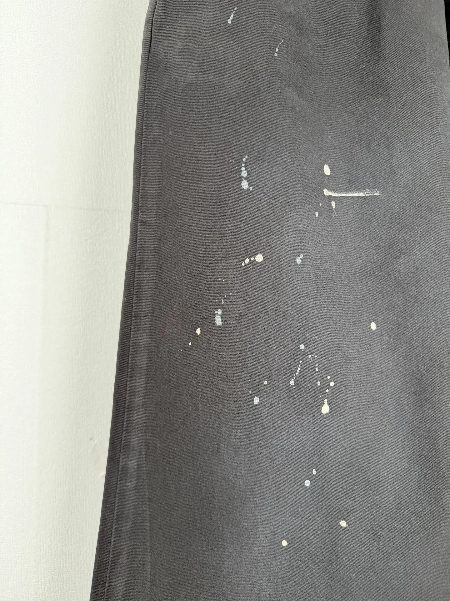 Paint-Splatter Relaxed Cotton Trousers D29519991 — view 7