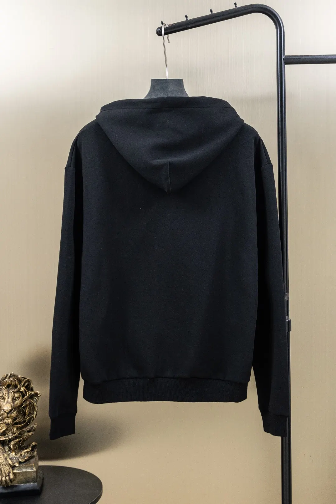 Embroidered Zip-Up Knit Hoodie D29523440 — view 2