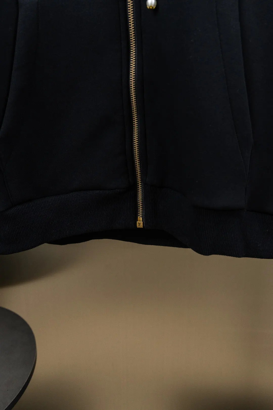 Embroidered Zip-Up Knit Hoodie D29523440 — view 11