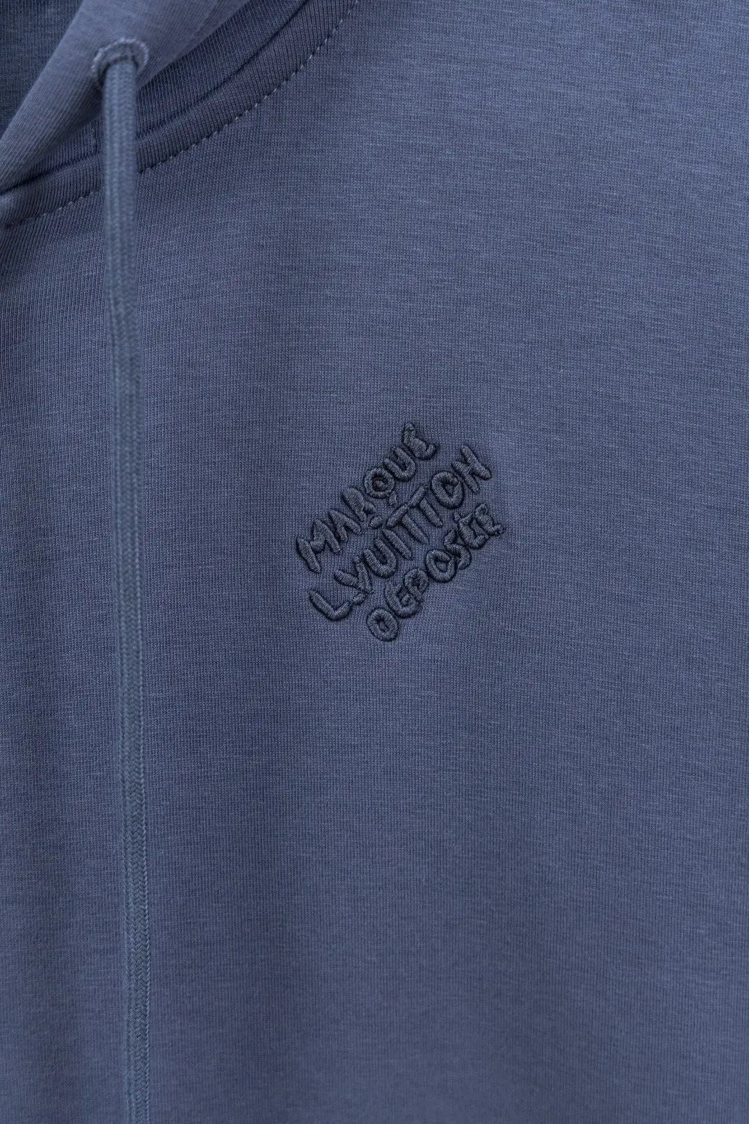 Embroidered Zip-Up Knit Hoodie D29523439 — view 6