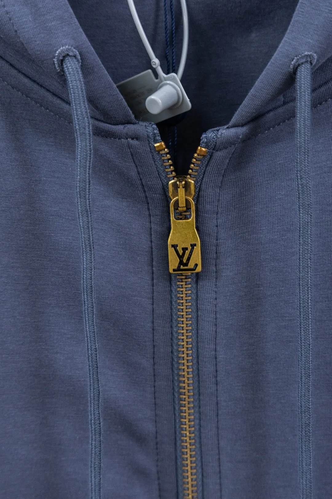 Embroidered Zip-Up Knit Hoodie D29523439 — view 7