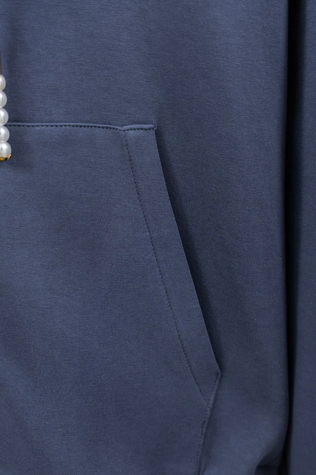 Embroidered Zip-Up Knit Hoodie D29523439 — view 9