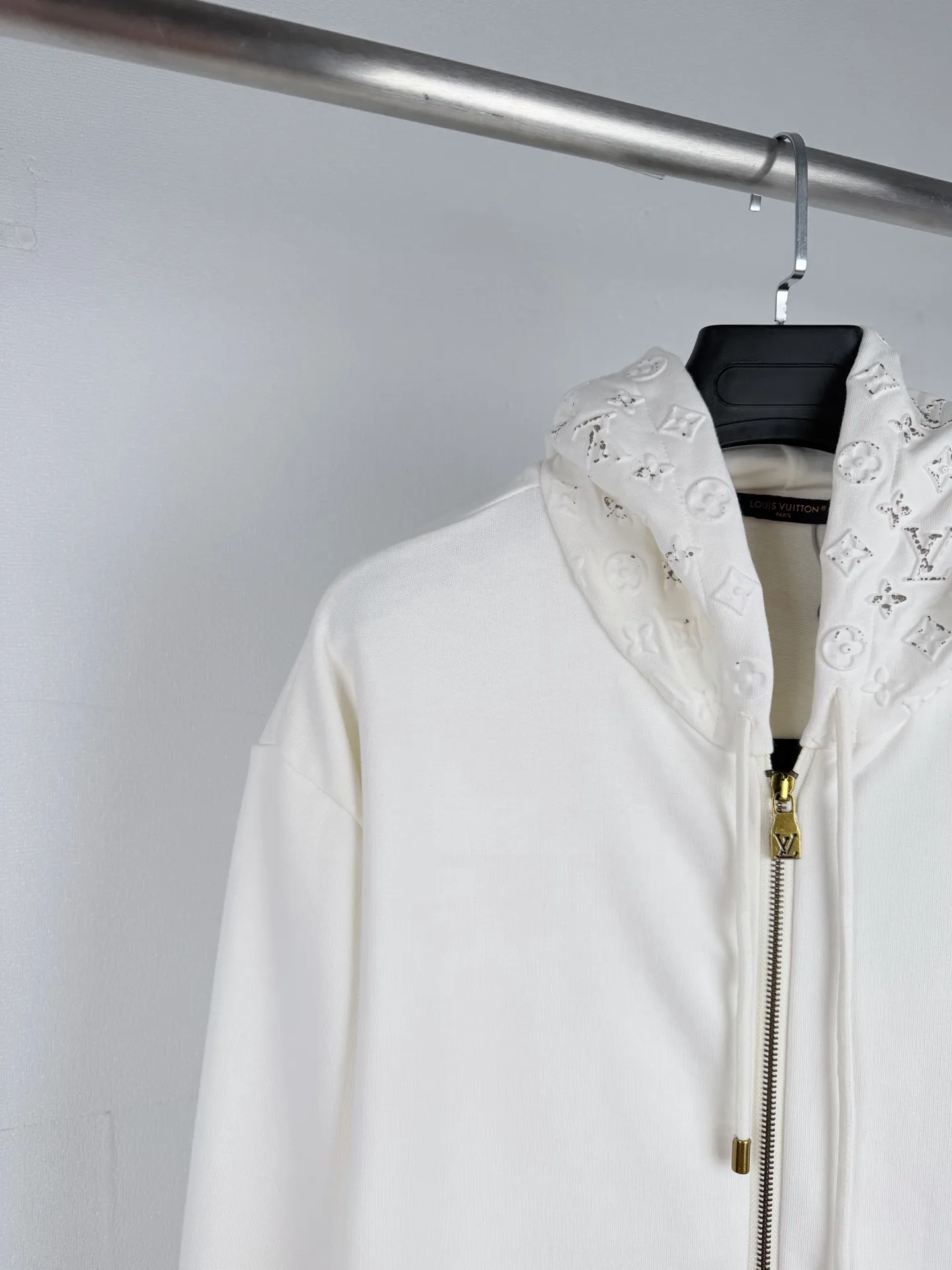 Monogram Embossed Zip-Up Hoodie D30021439 — view 6