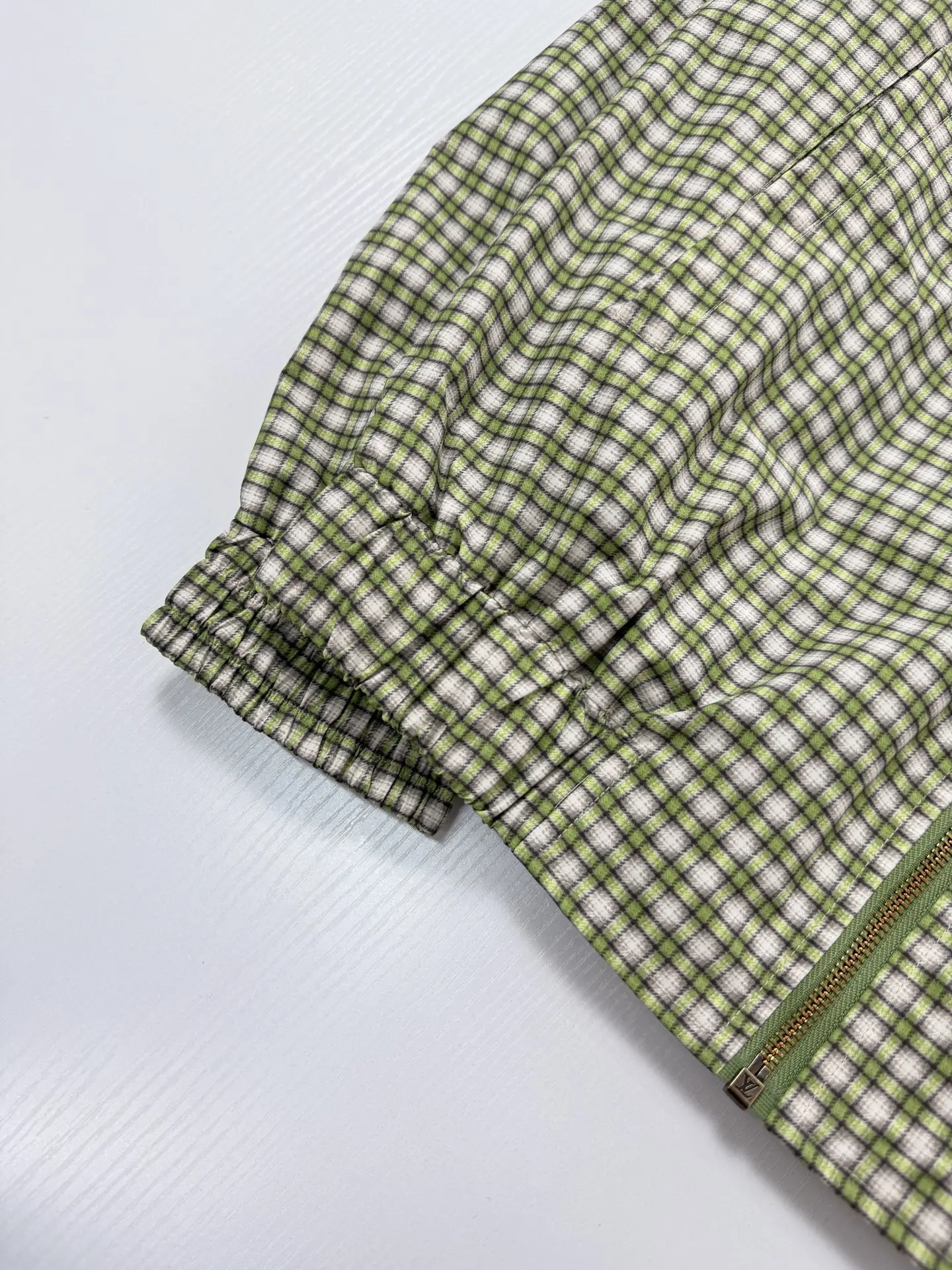 Checkered Gradient Harrington Jacket D30019950 — view 6